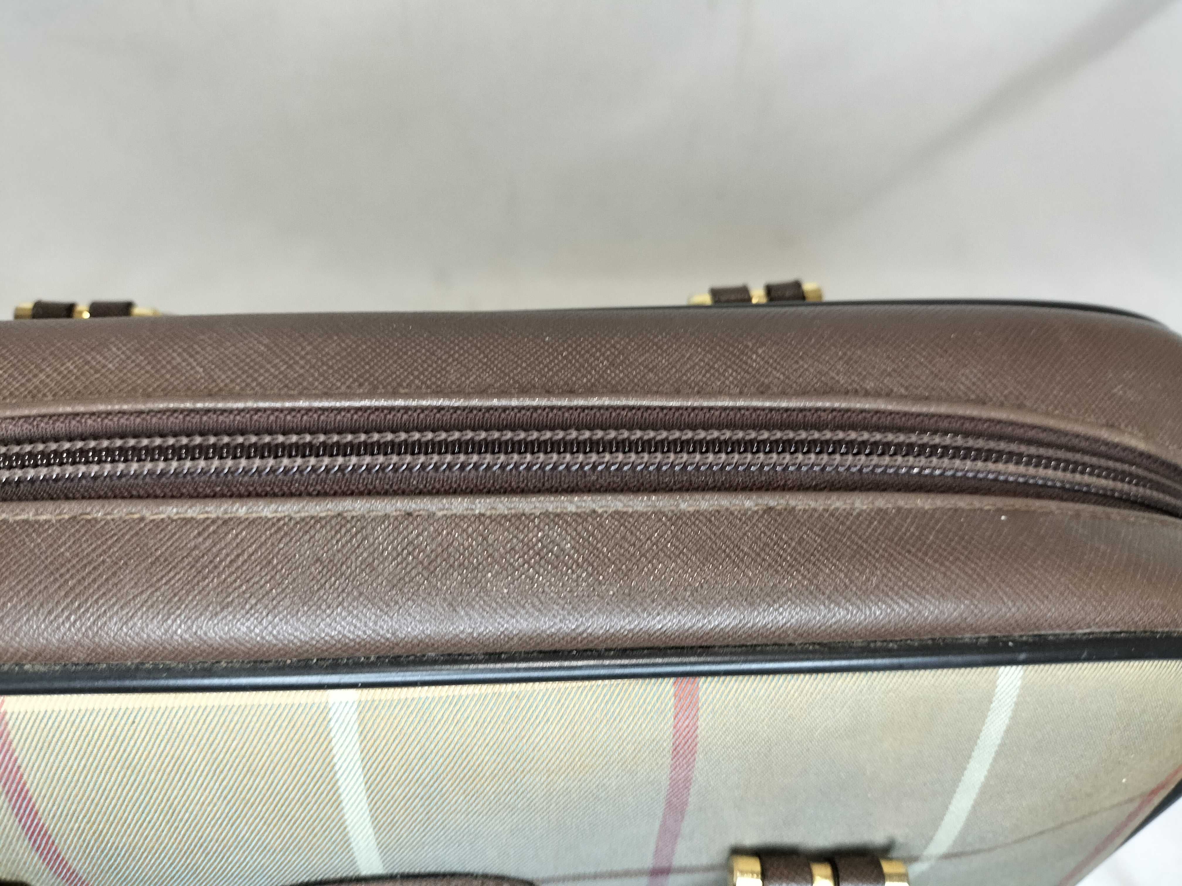Burberrys Check Nylon Handbag — view 9