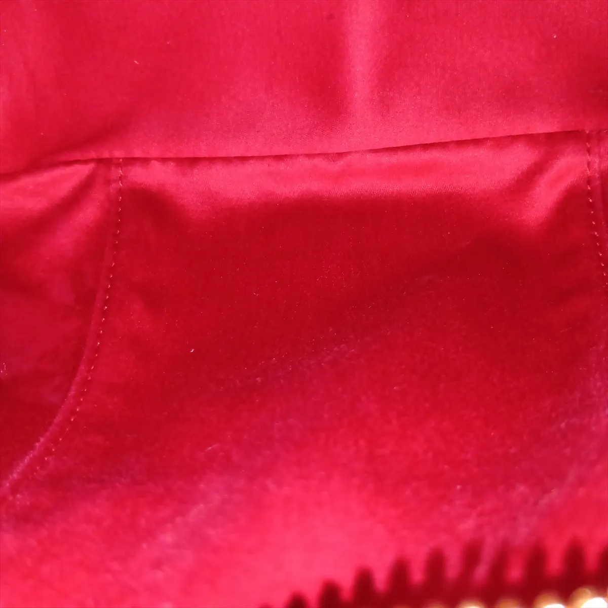 5BH142 Leather Chain Shoulder Bag, Red — view 15