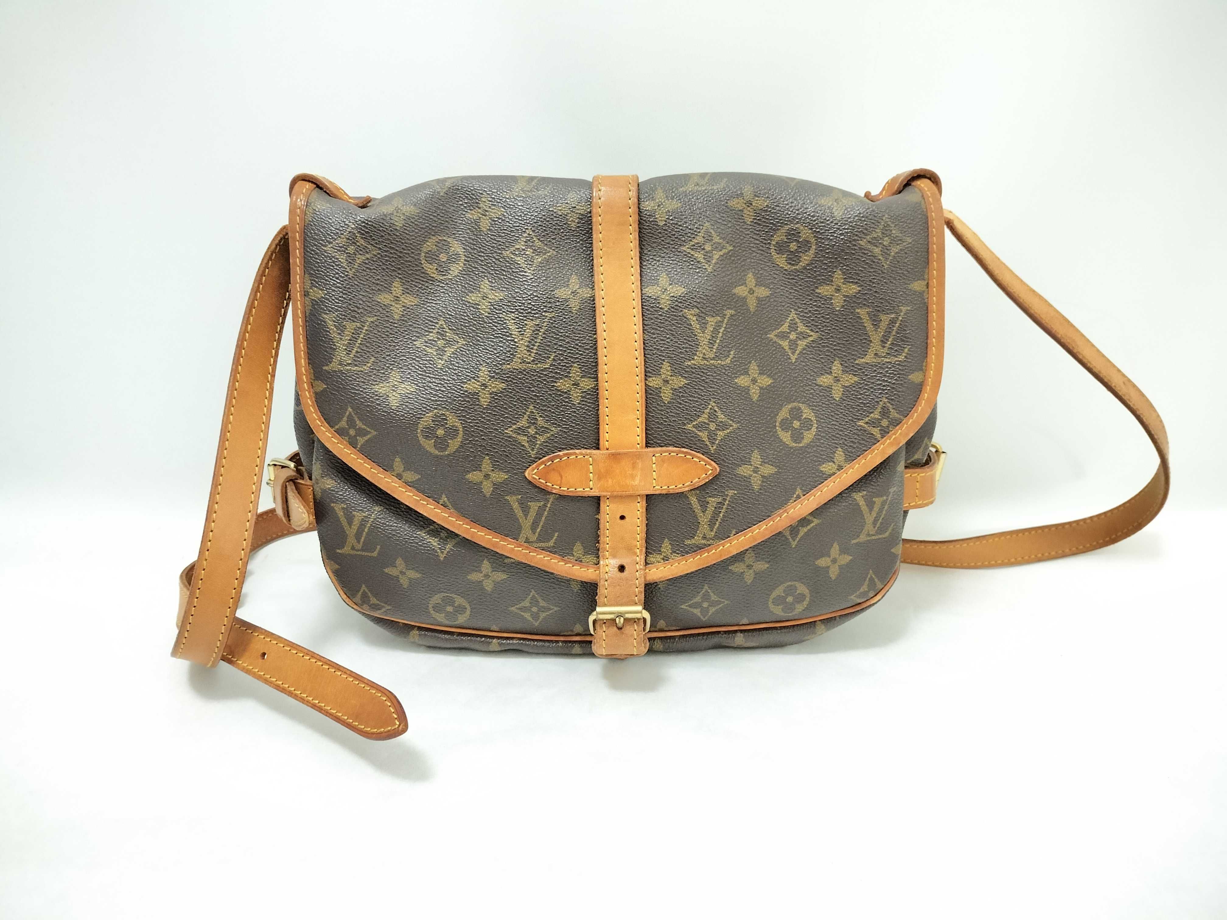 Monogram Vuitton Saumur Shoulder Bag