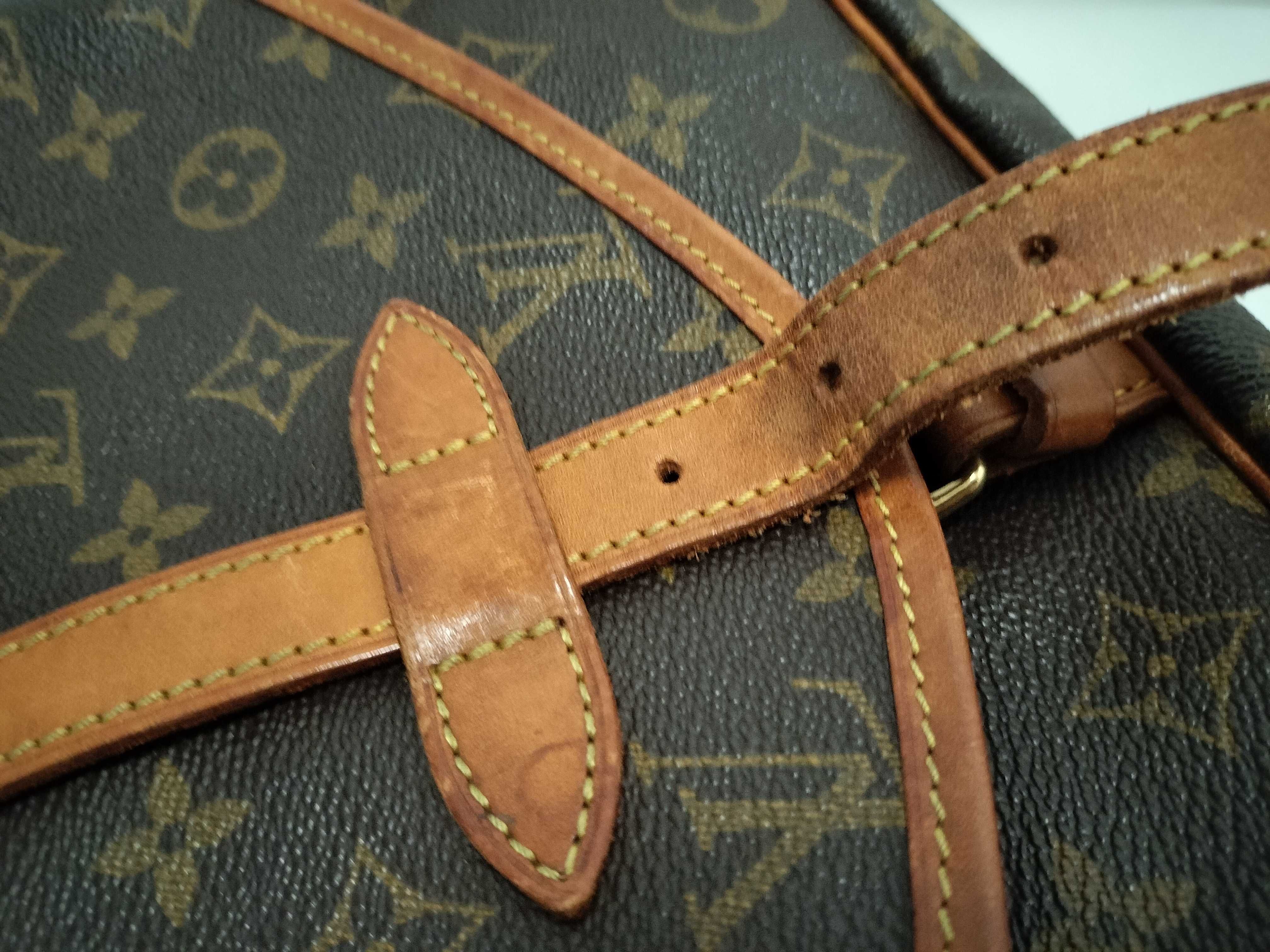 Monogram Vuitton Saumur Shoulder Bag — view 13