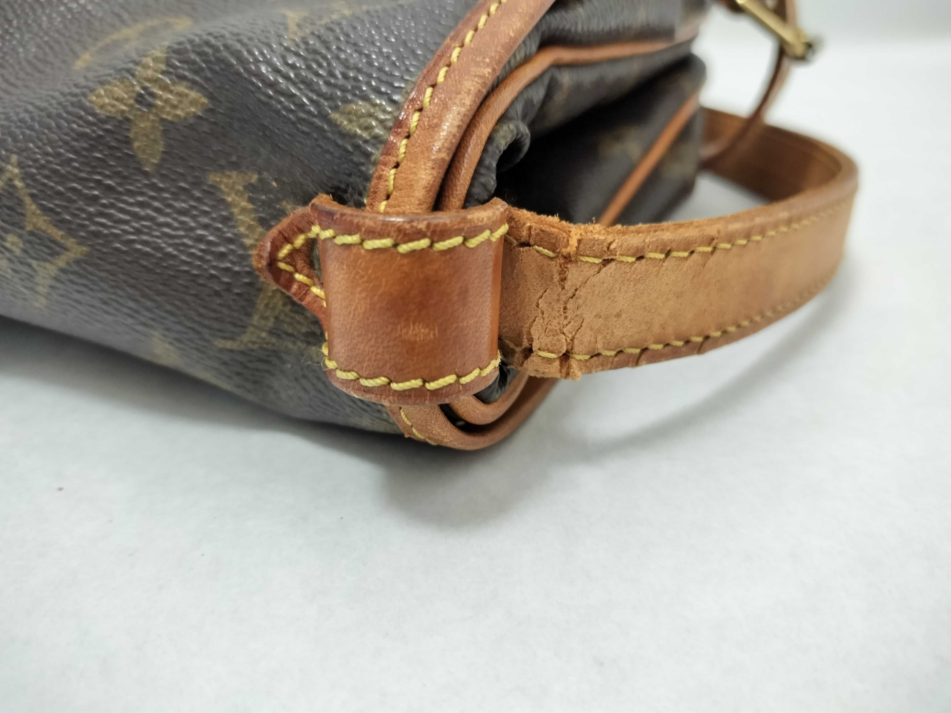 Monogram Vuitton Saumur Shoulder Bag — view 14