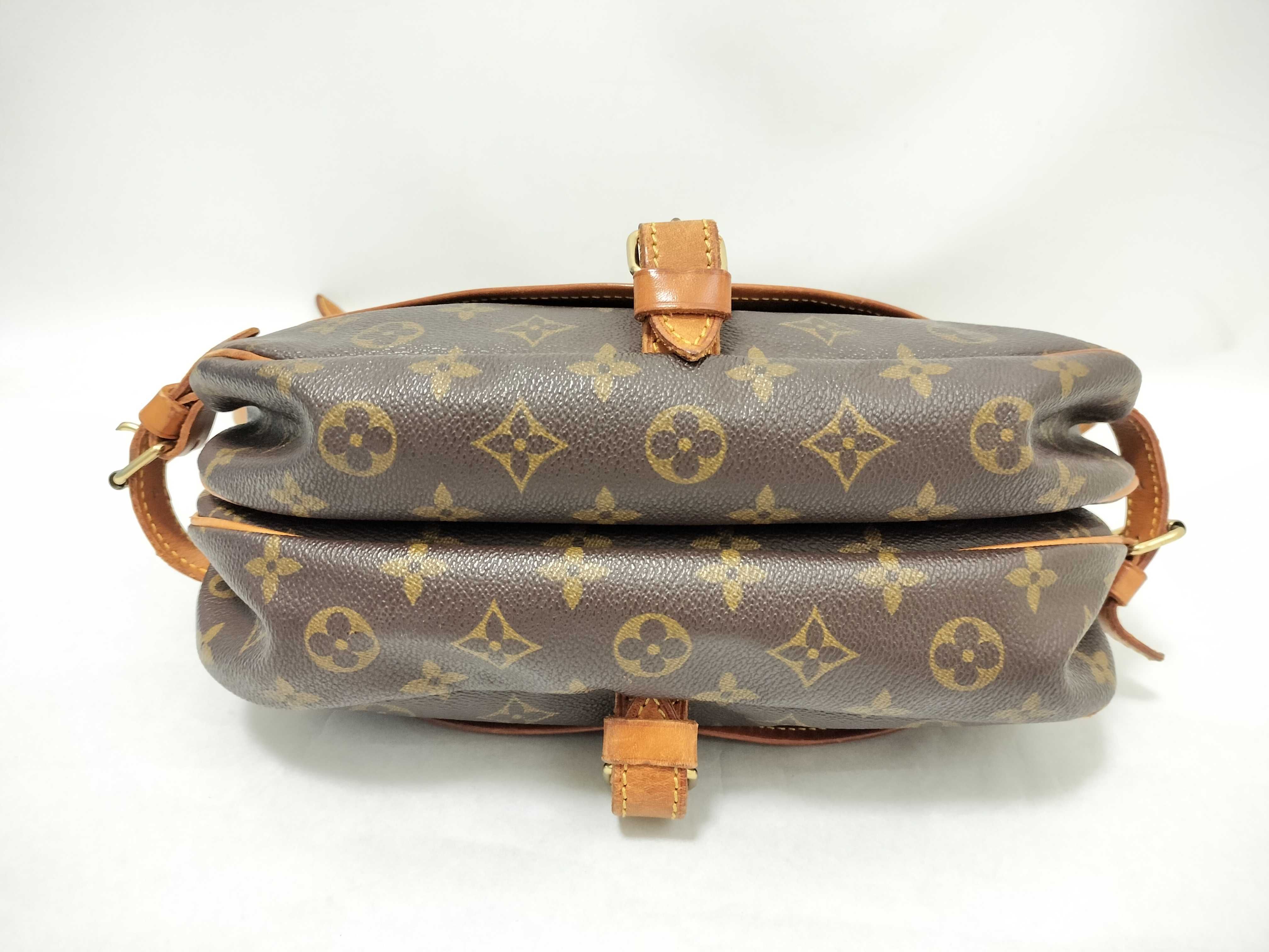 Monogram Vuitton Saumur Shoulder Bag — view 7