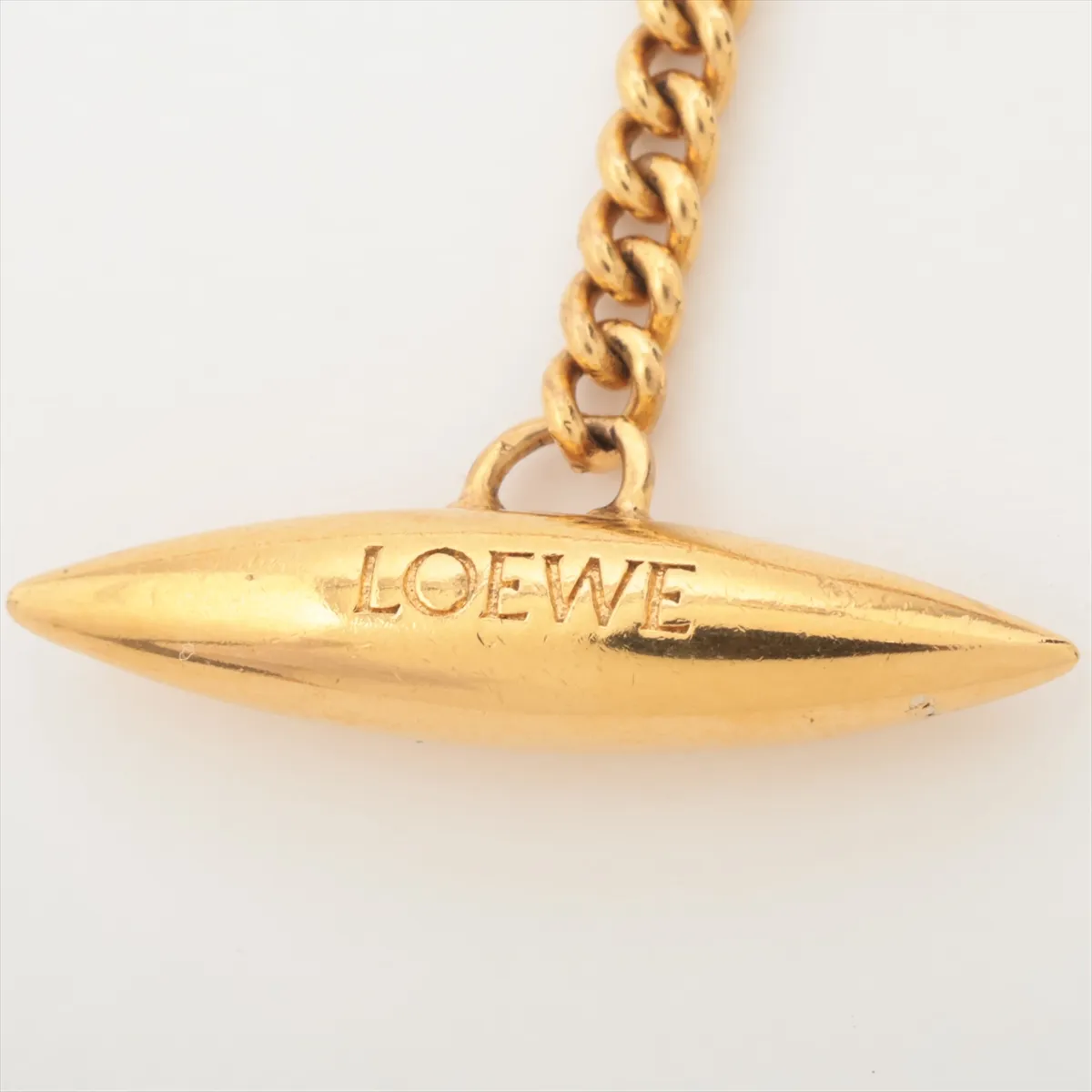 Anagram Necklace, GP Gold, dents, — view 4