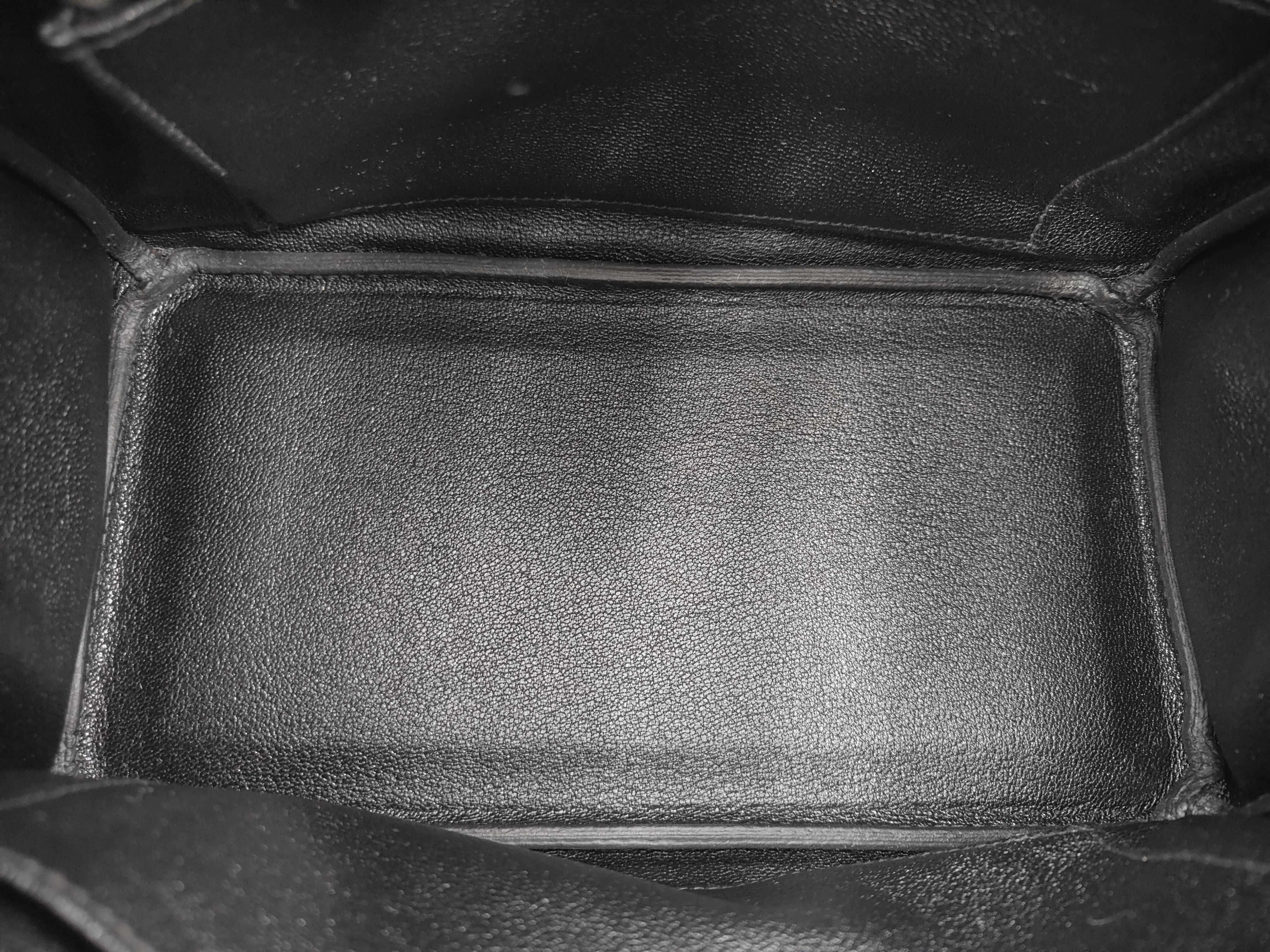 Birkin 25 Black G Stamp Silver Hardware Unused Handbag — view 8