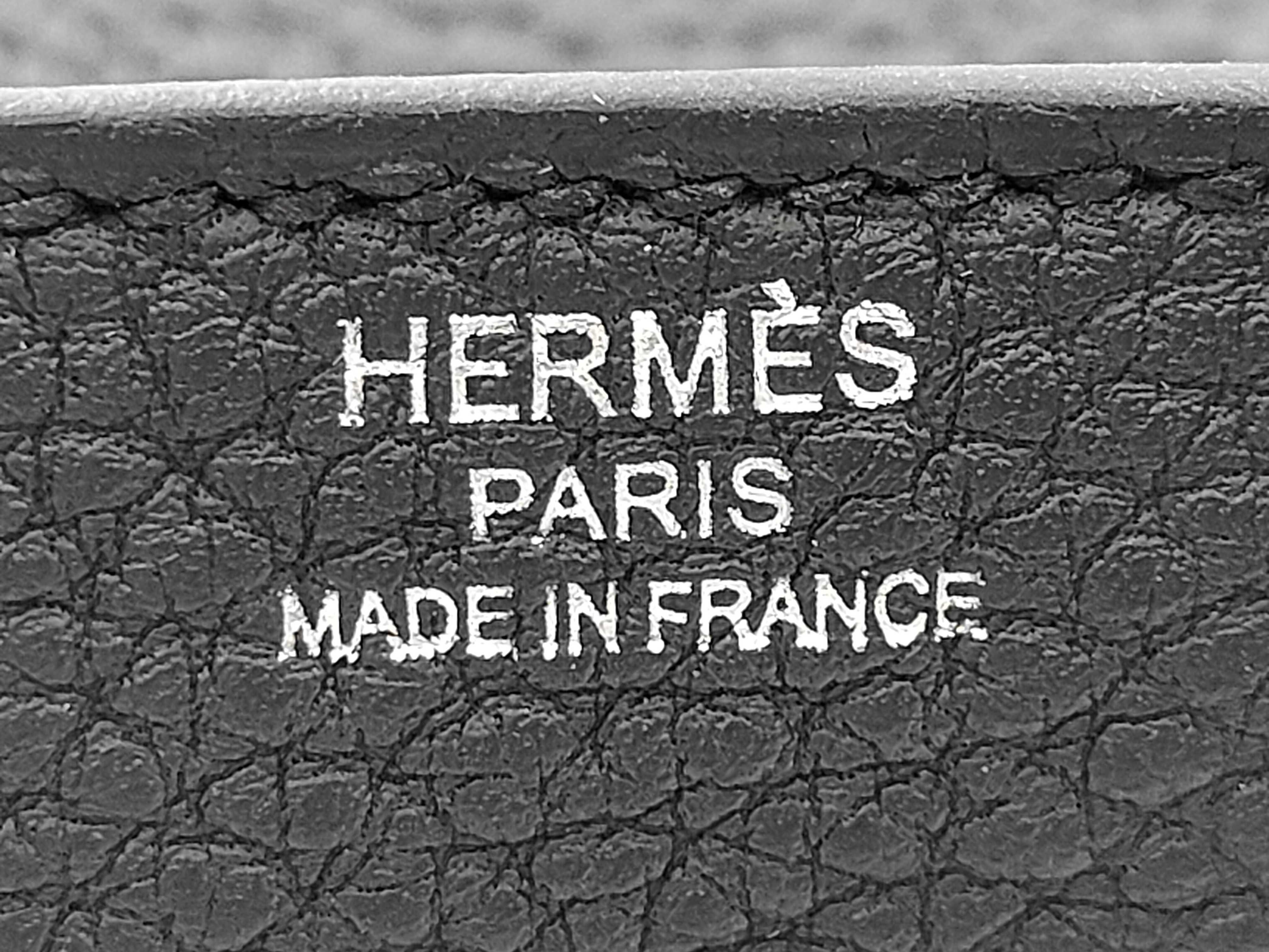 Birkin 25 Black G Stamp Silver Hardware Unused Handbag — view 9