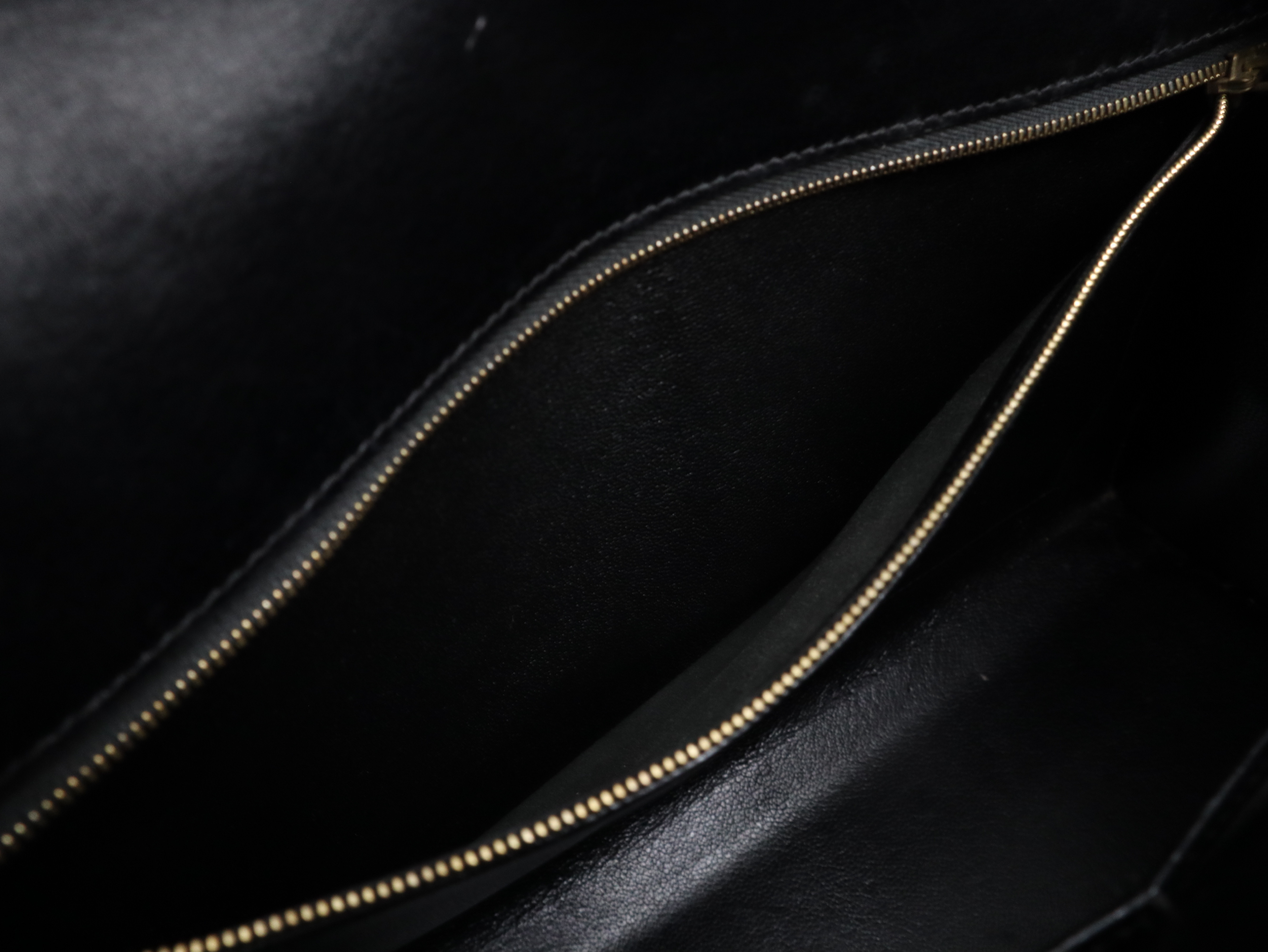 Kelly 32 Handbag, D stamp, Calf Leather, Noir (black), Gold Hardware, Includes Shoulder Strap, Clochette, Padlock, 2 Keys, Box, and Dust Bag. — view 15
