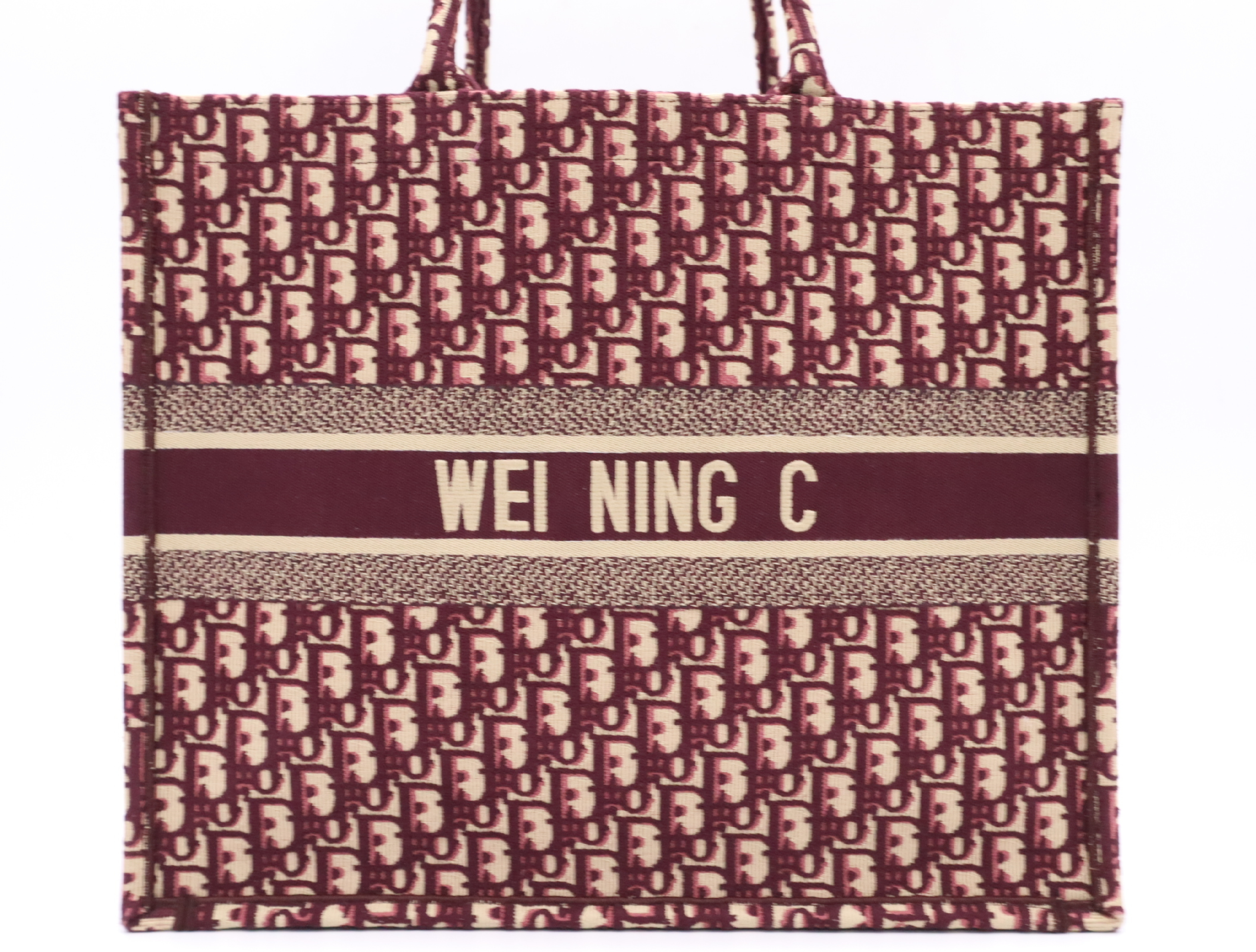 Canvas Tote Bag, Bordeaux Tote Bag — view 2
