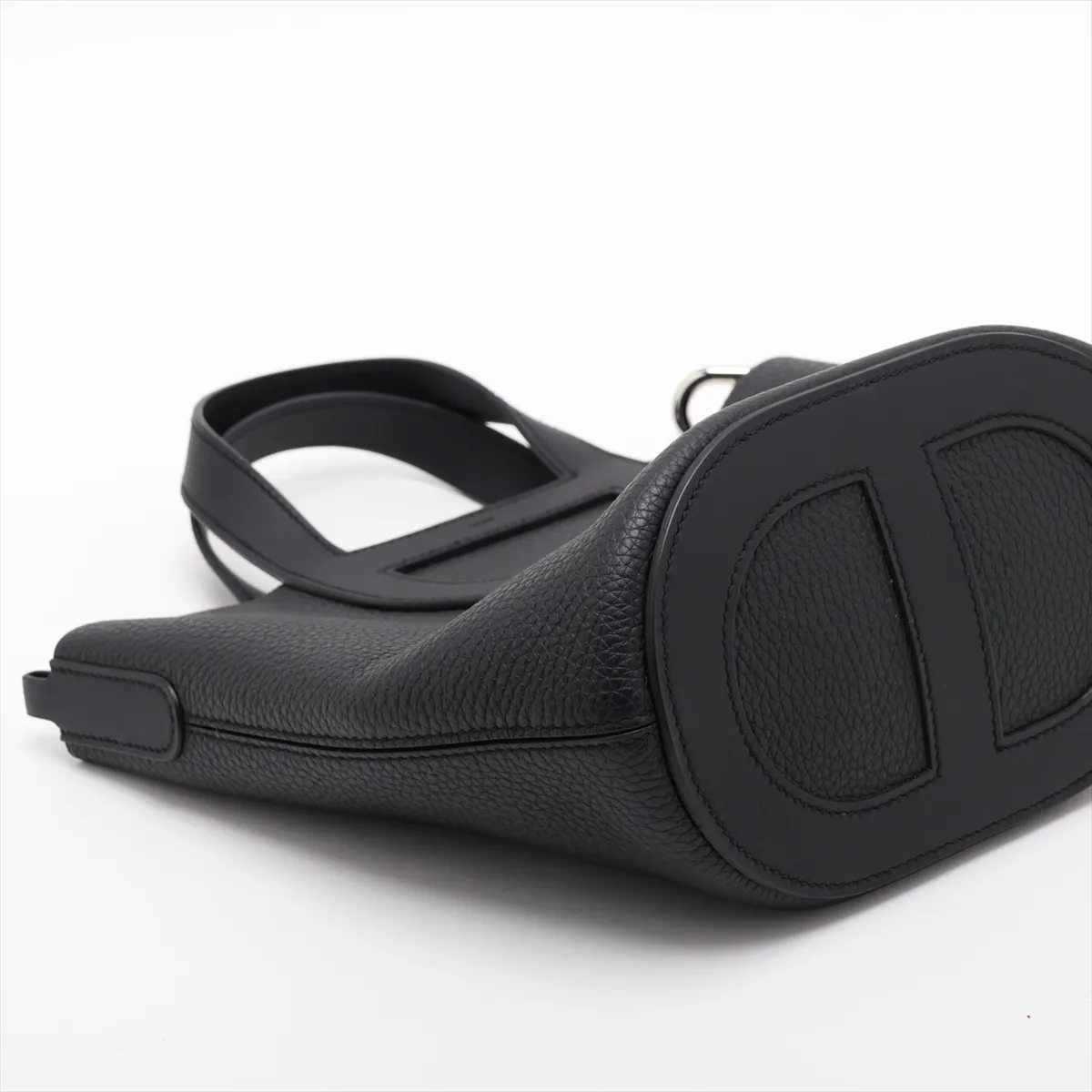 [Individually packaged] Hermes In the Loop 18, Taurillon Clemence x Veau Swift, Black, Silver Hardware, W: 2024 — view 4