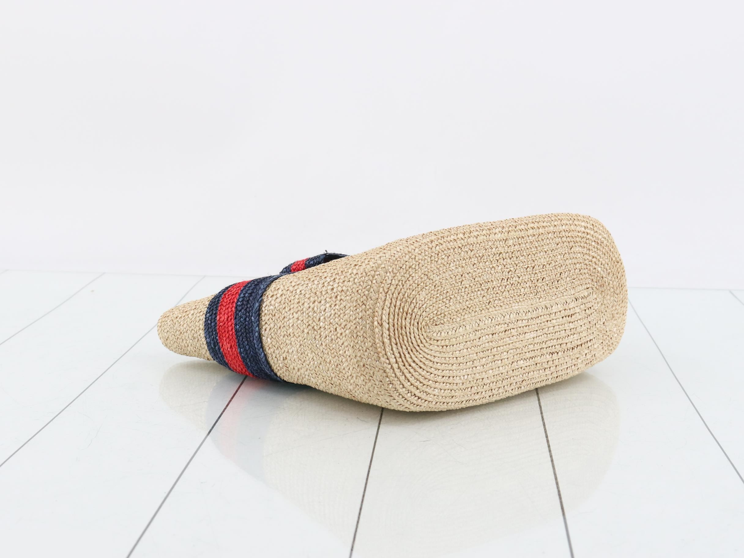 Straw basket bag — view 5