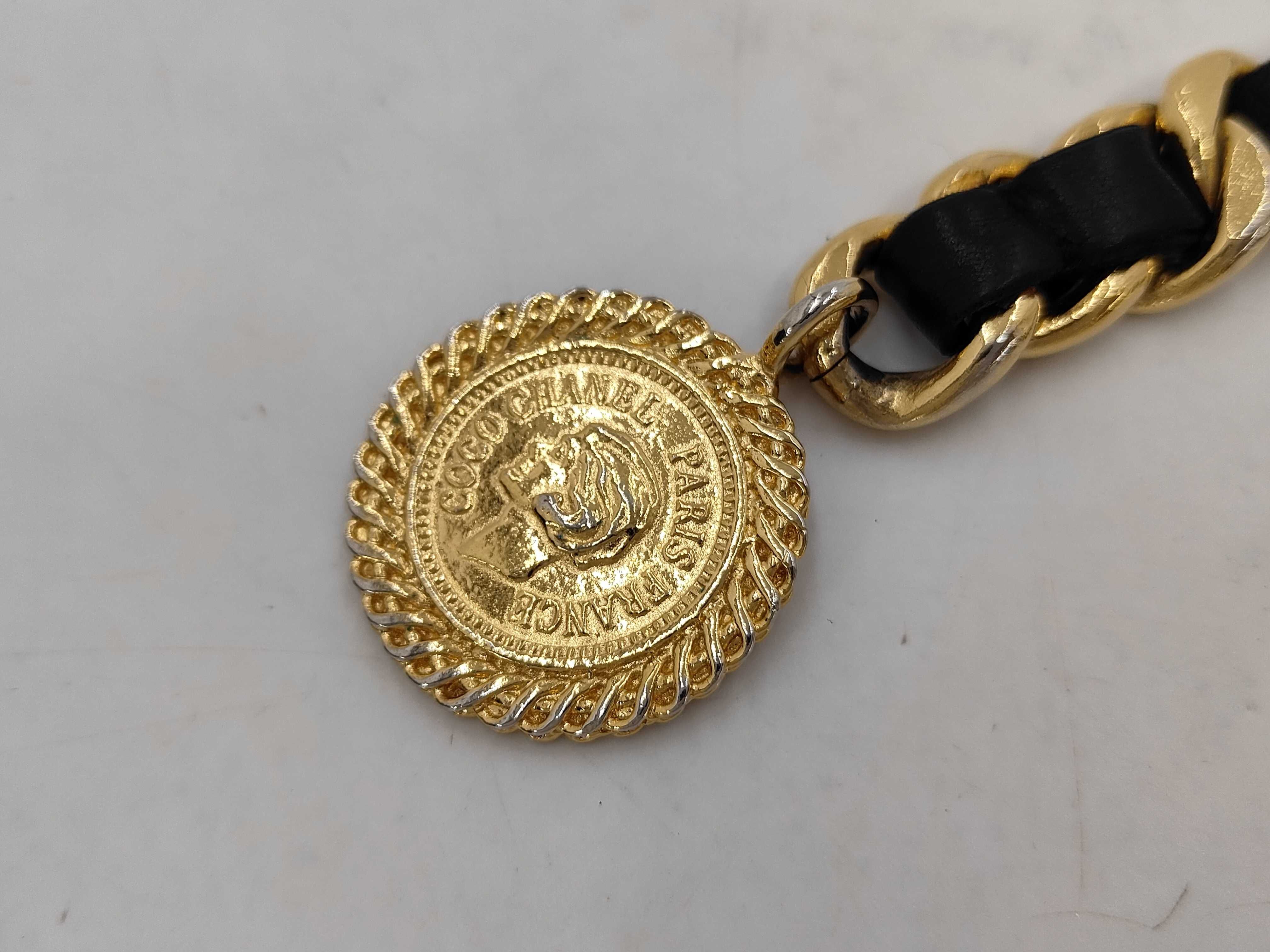 Double Chain Belt Coco Mark Belt — view 5