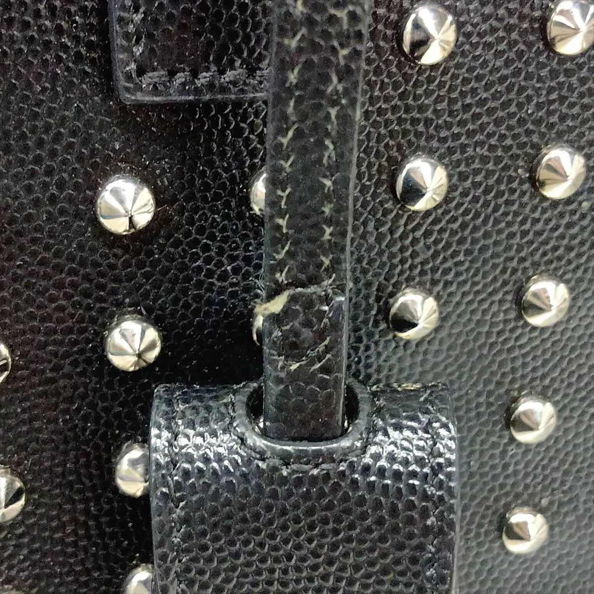 Sac de Jour Leather x Studs 2-Way Handbag, Black 347545 — view 12