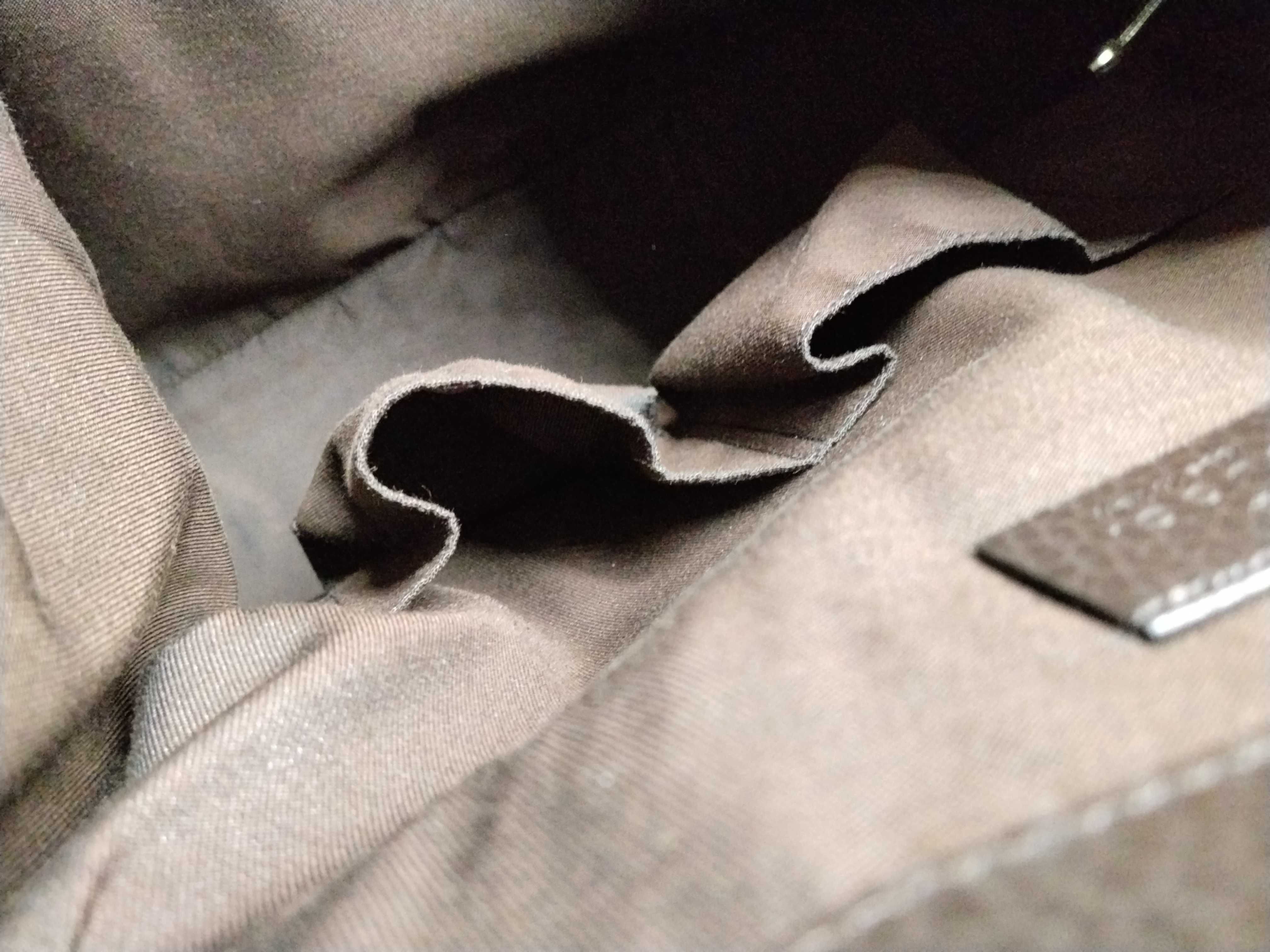 GG Canvas Backpack/Rucksack, Beige x Brown, 449175 (Canvas x Leather) — view 13
