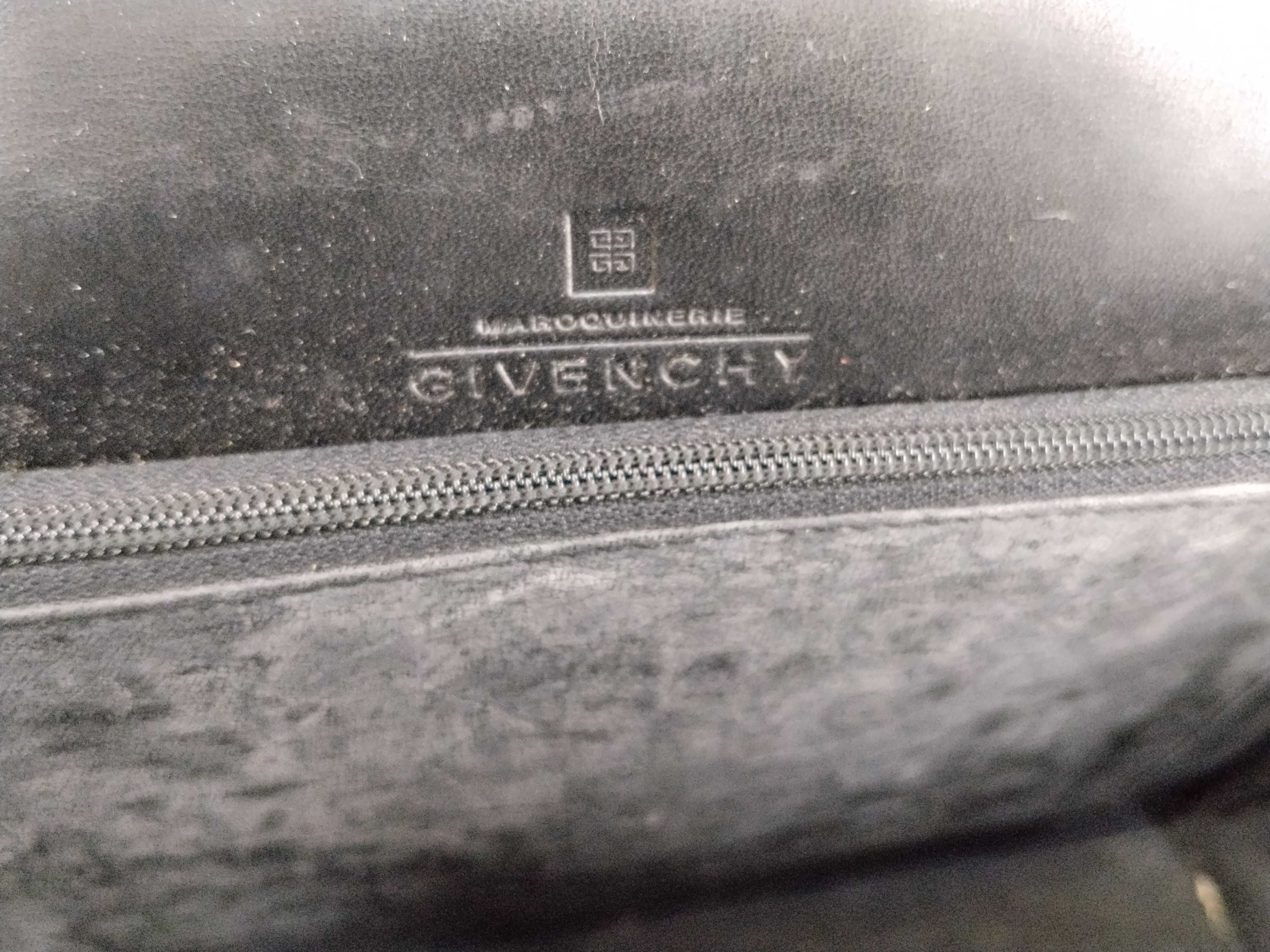 handbag, logo, leather, black. — view 14