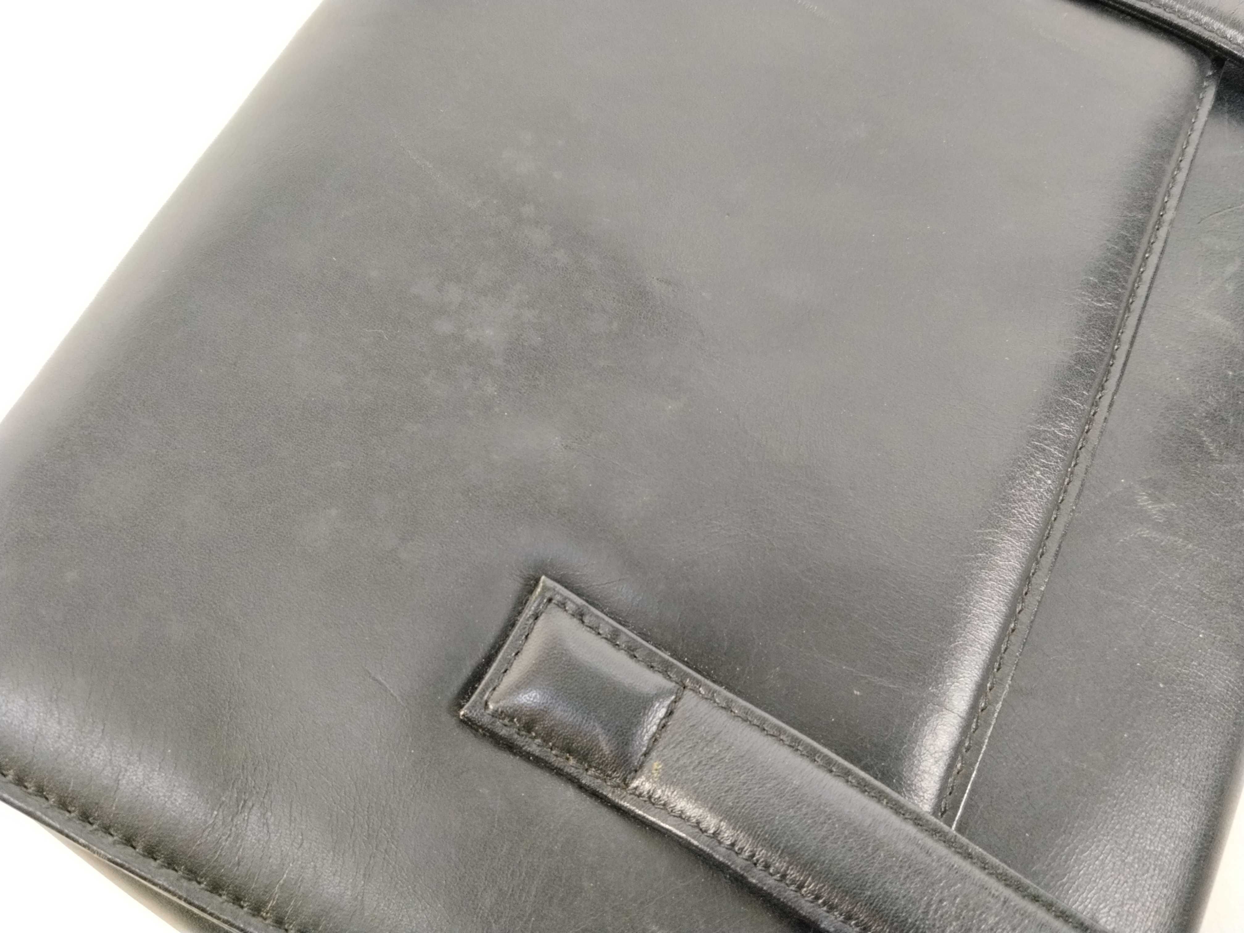 handbag, logo, leather, black. — view 15