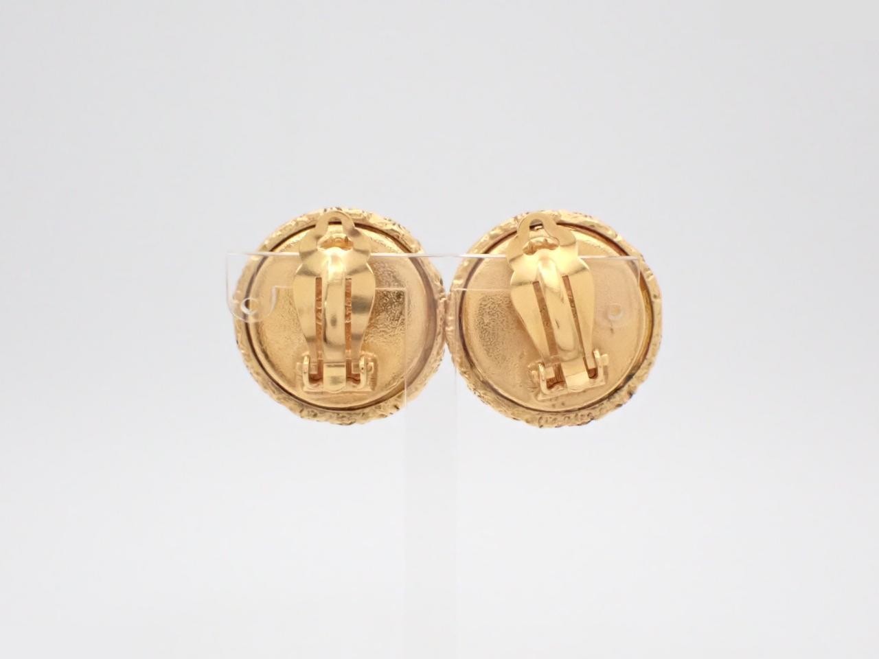 Coco Mark Lava Earrings 93P Gold — view 2