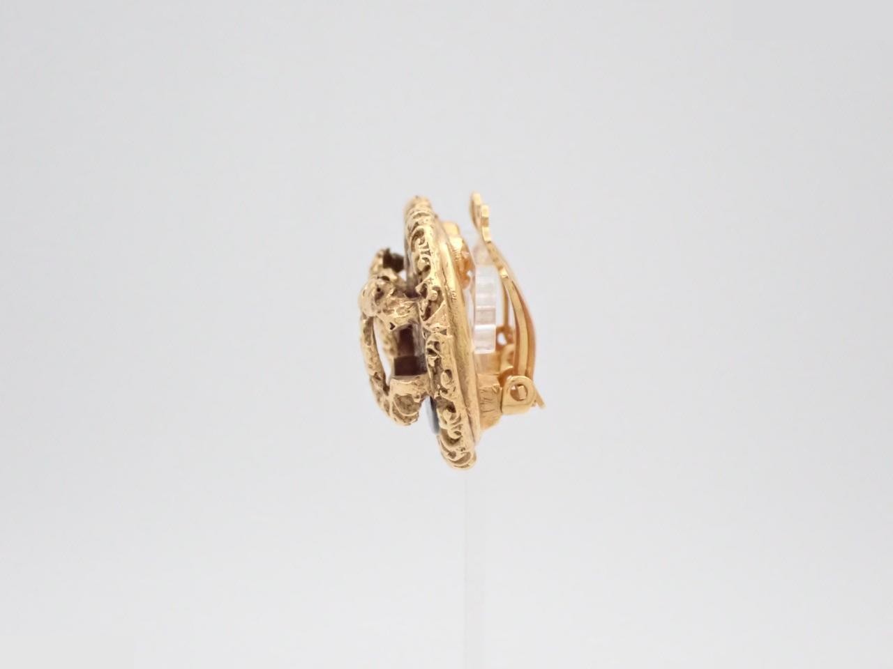 Coco Mark Lava Earrings 93P Gold — view 3