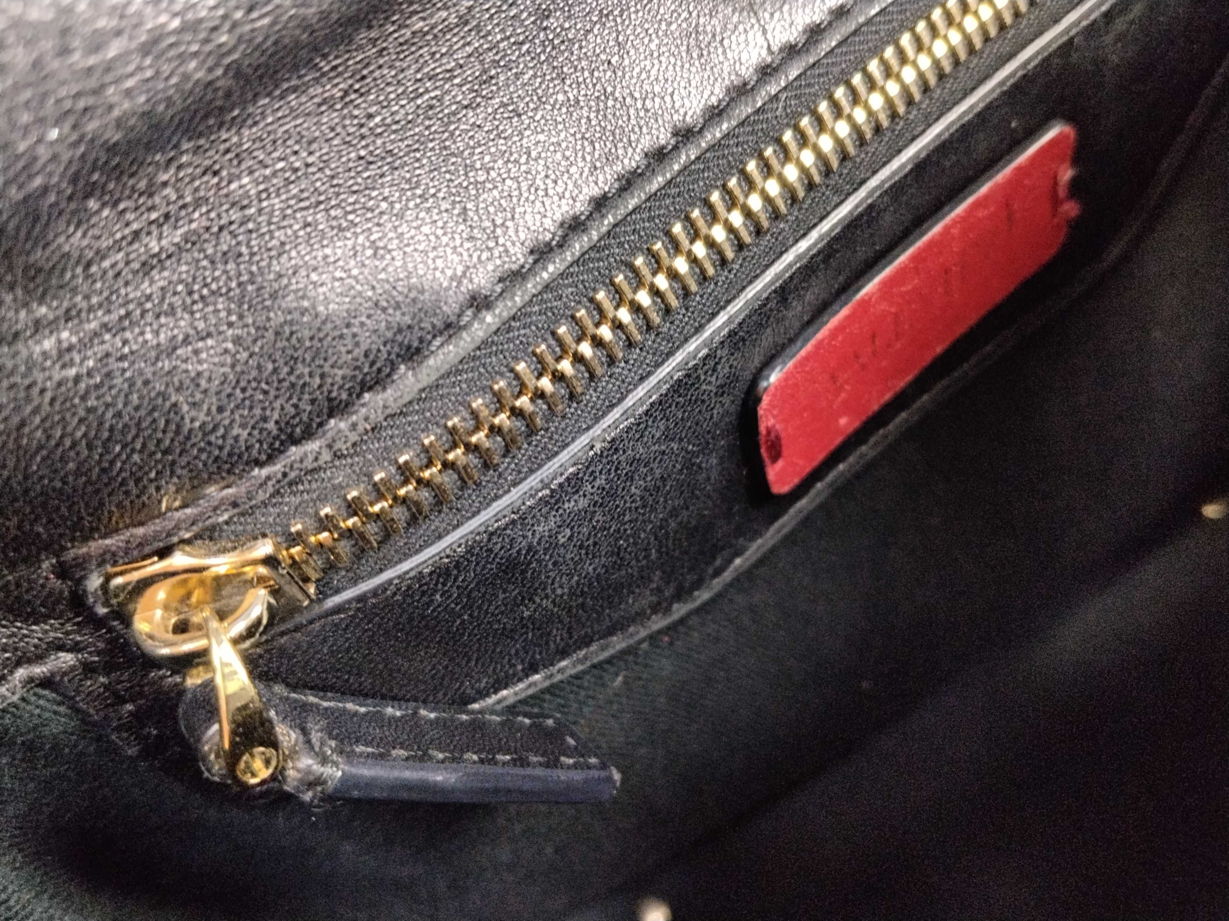 Rockstud 2-Way Shoulder Bag, Leather, Black Handbag — view 15