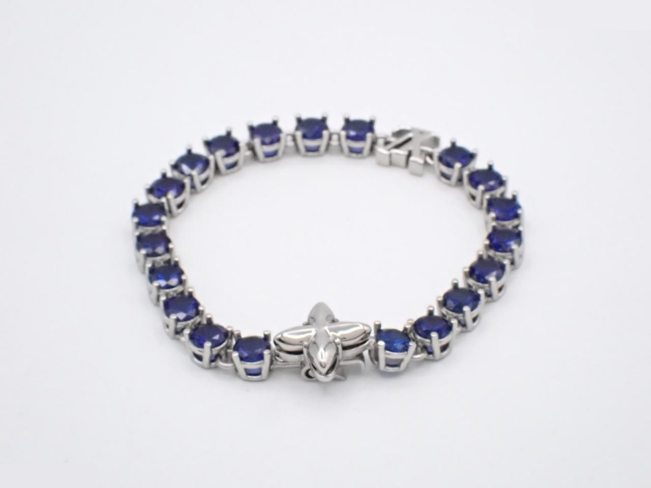 LV Crystal Tennis Bracelet, wrist circumference approximately 18cm — view 2