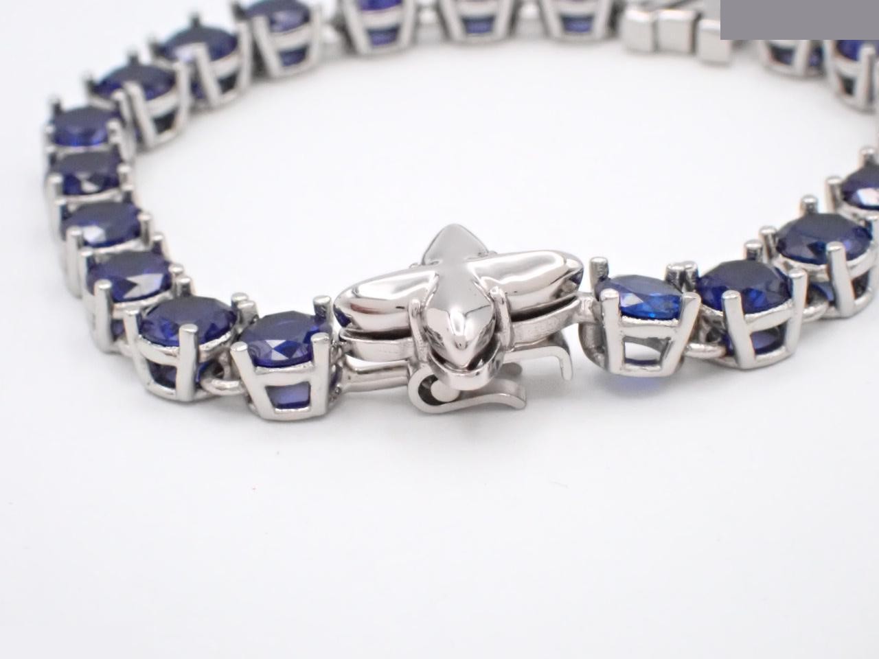 LV Crystal Tennis Bracelet, wrist circumference approximately 18cm — view 3
