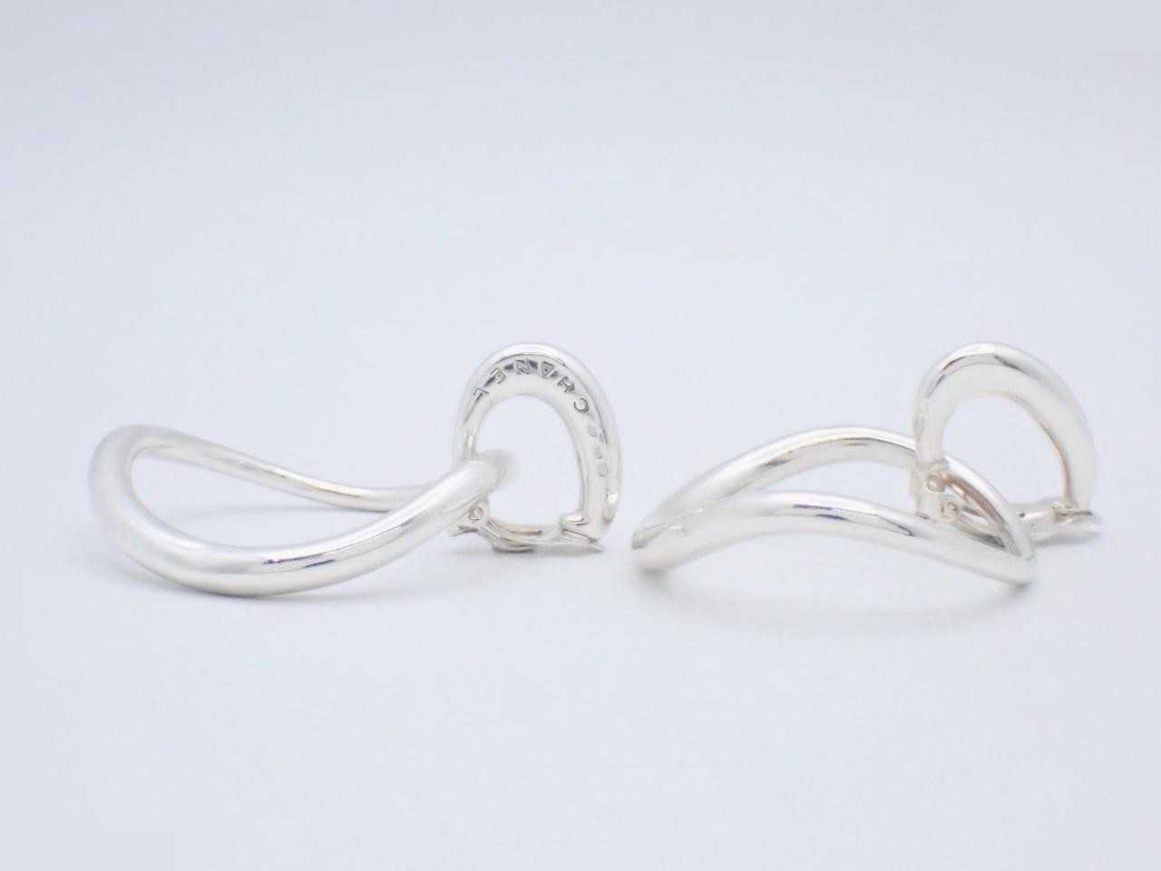 Earrings, 925 sterling silver, 46.6g, asymmetrical design — view 3