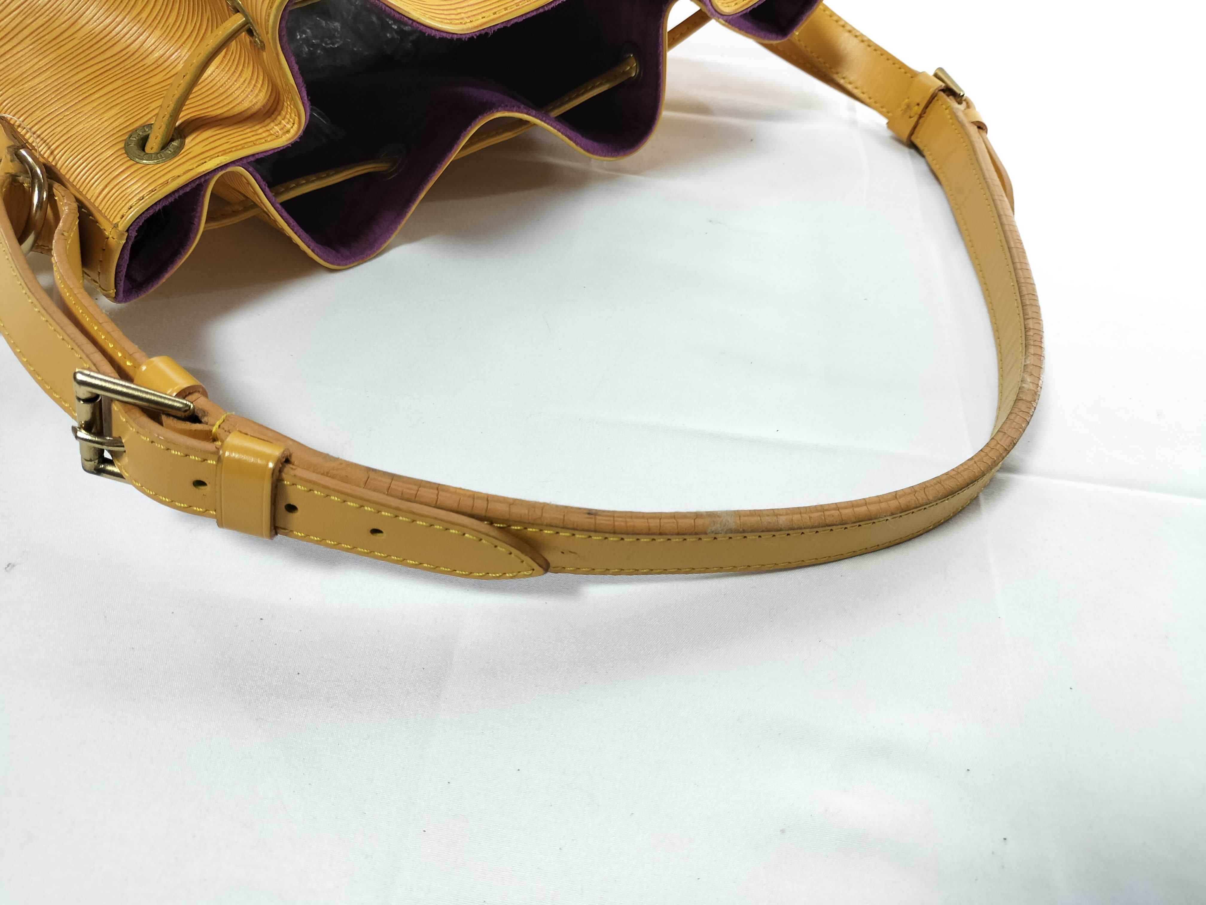 Epi Noe Yellow Shoulder Bag — view 3