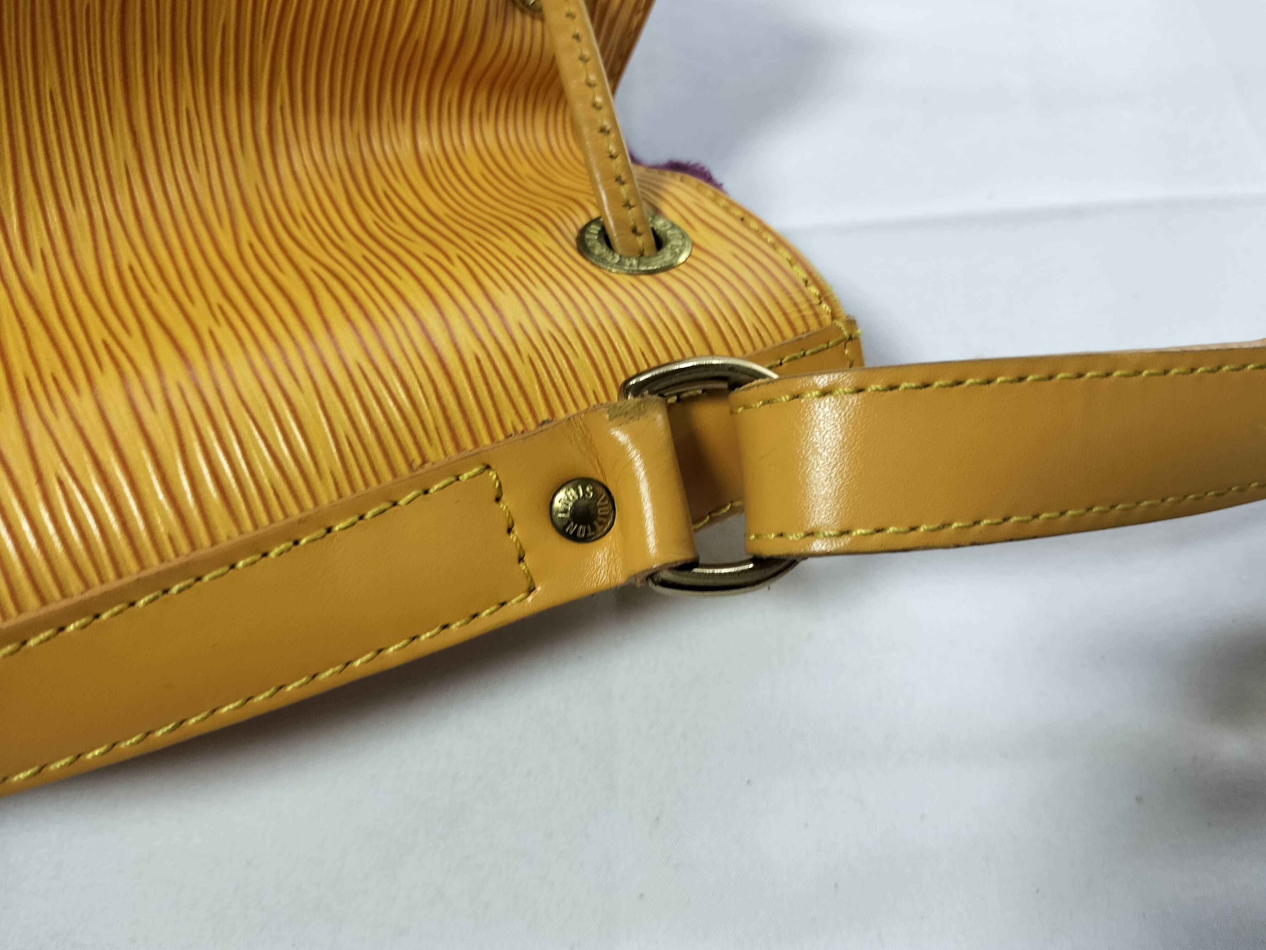 Epi Noe Yellow Shoulder Bag — view 5