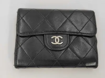 Black Lambskin Wallet (Serial Number 13)