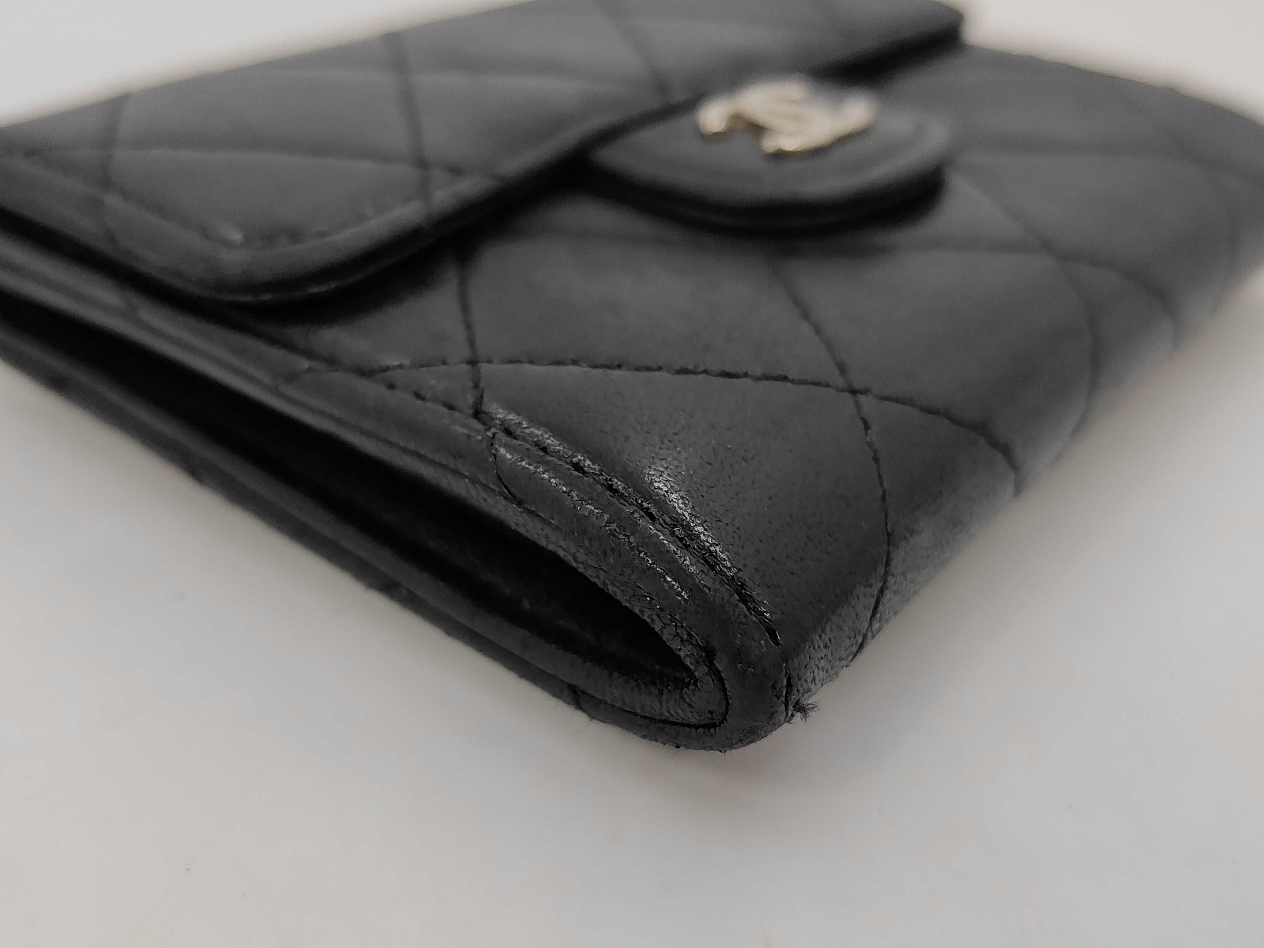 Black Lambskin Wallet (Serial Number 13) — view 3