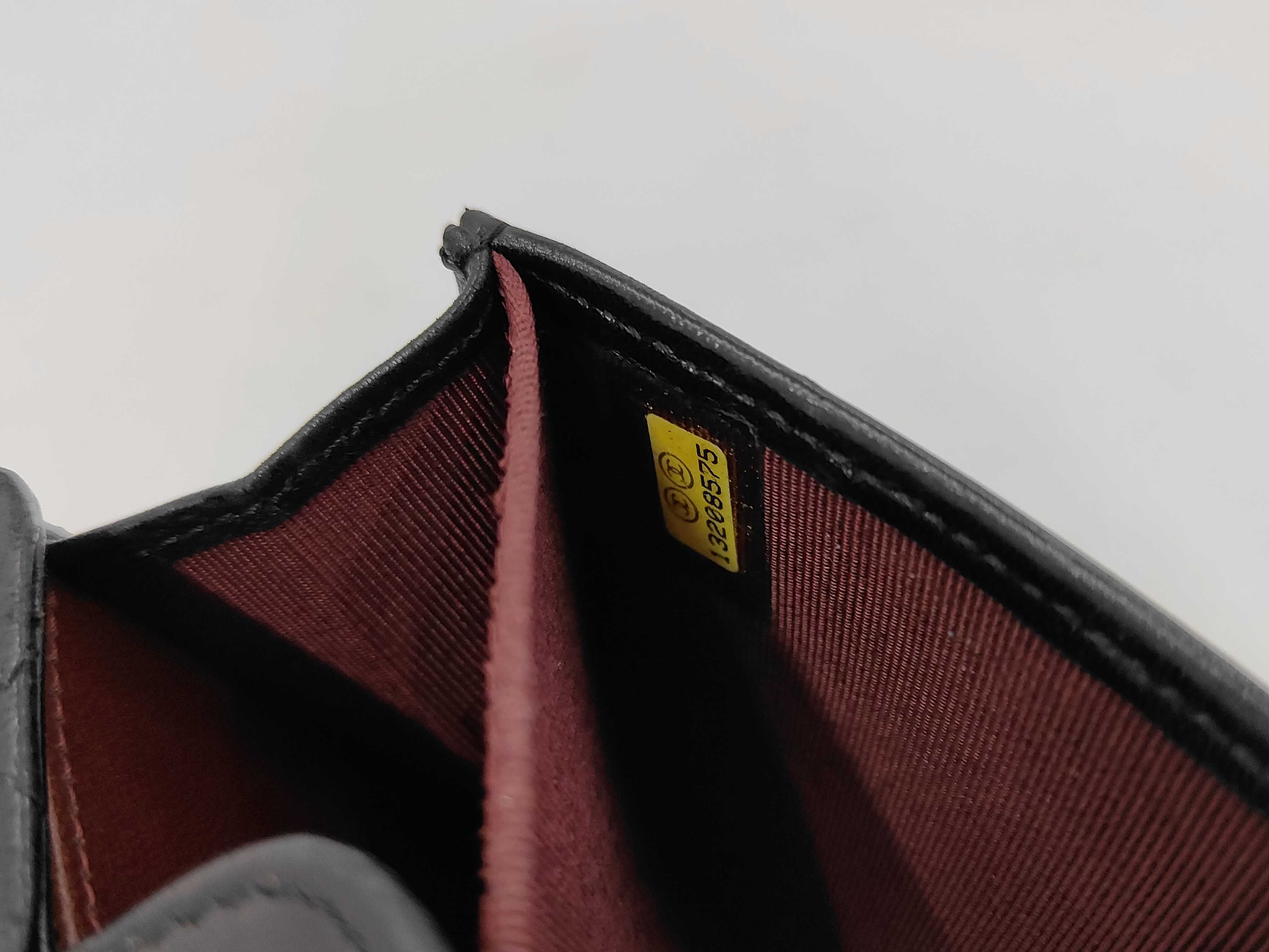 Black Lambskin Wallet (Serial Number 13) — view 7