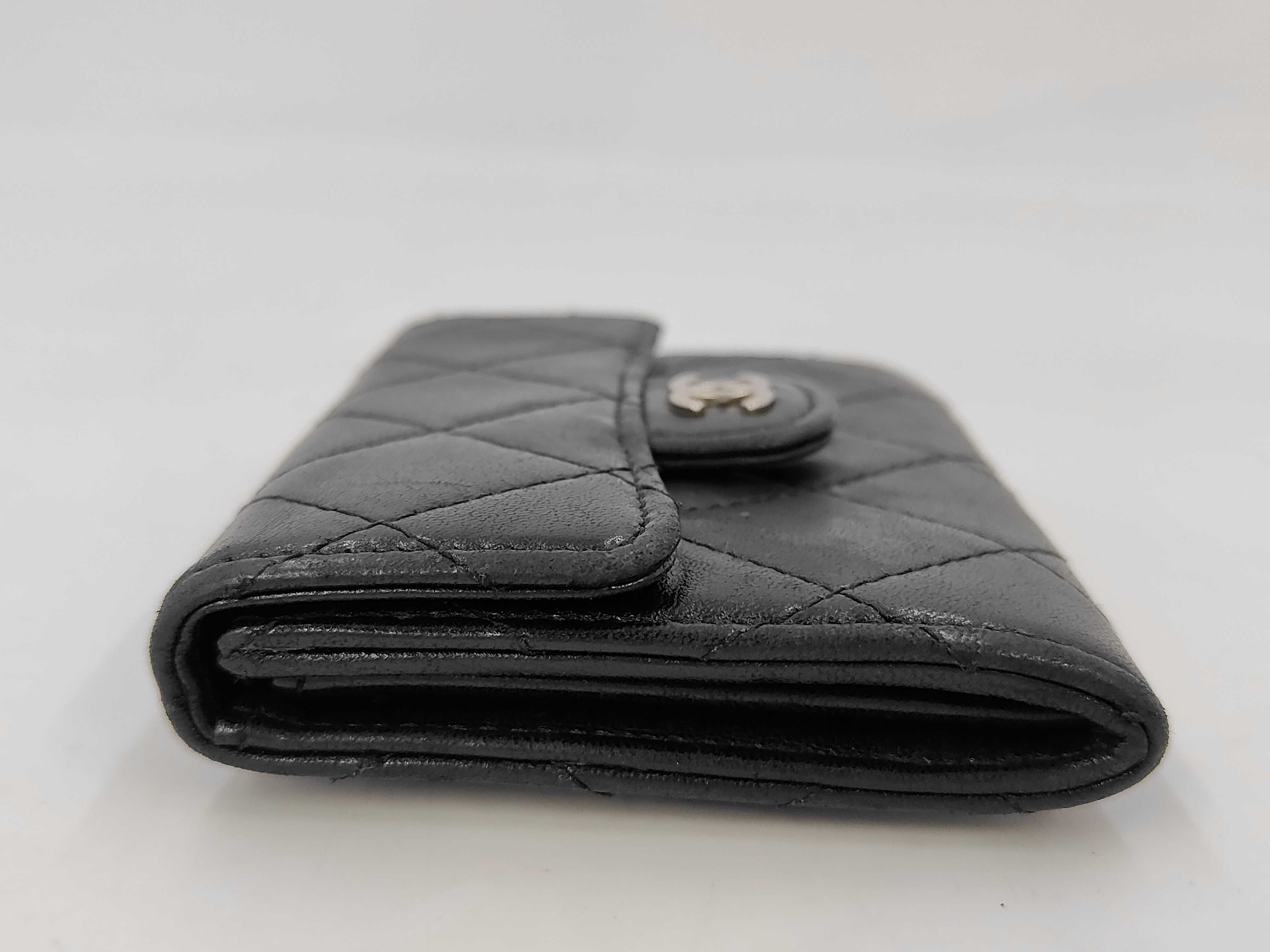 Black Lambskin Wallet (Serial Number 13) — view 8