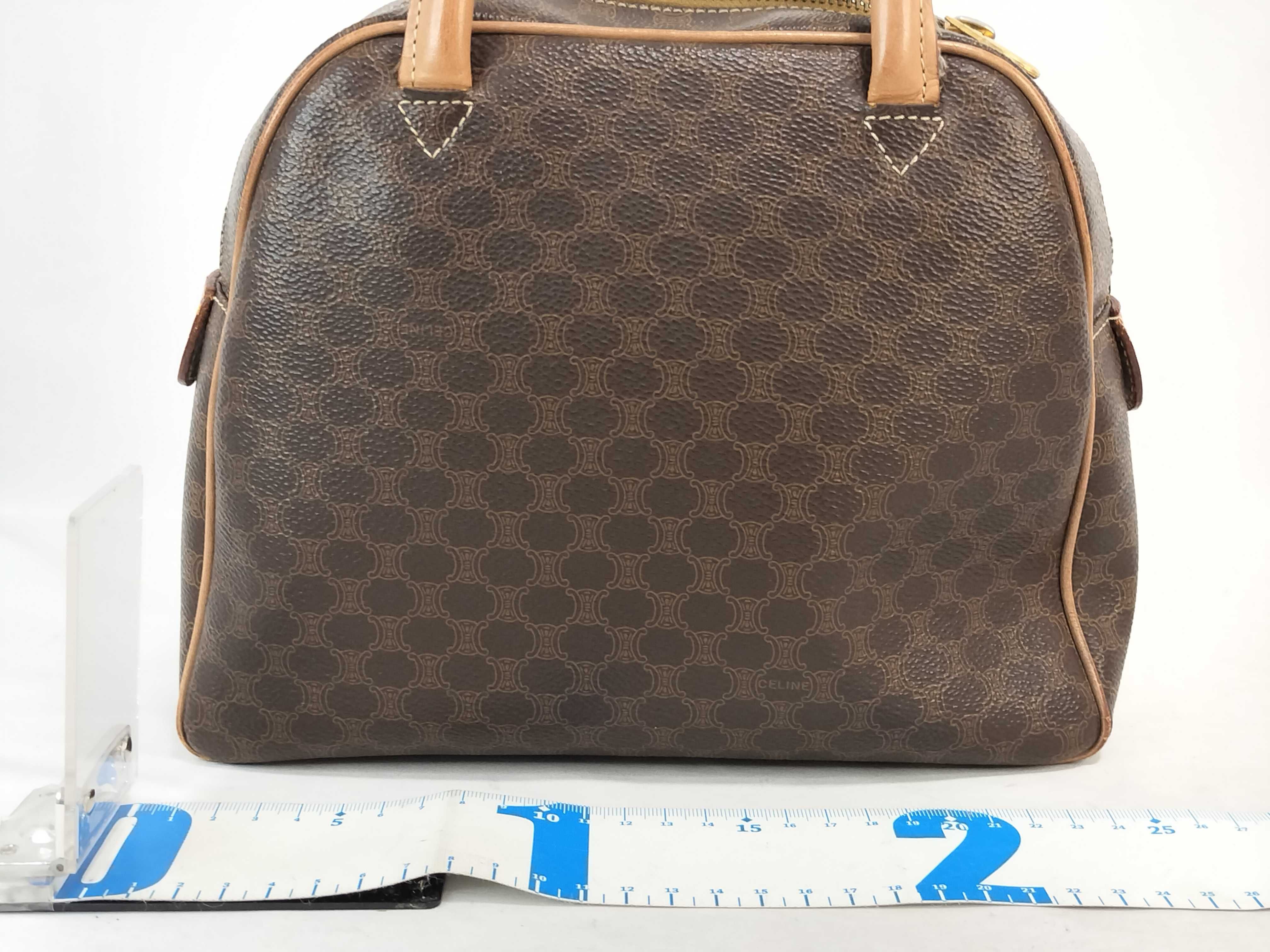 Macadam pattern handbag with circle hardware — view 2