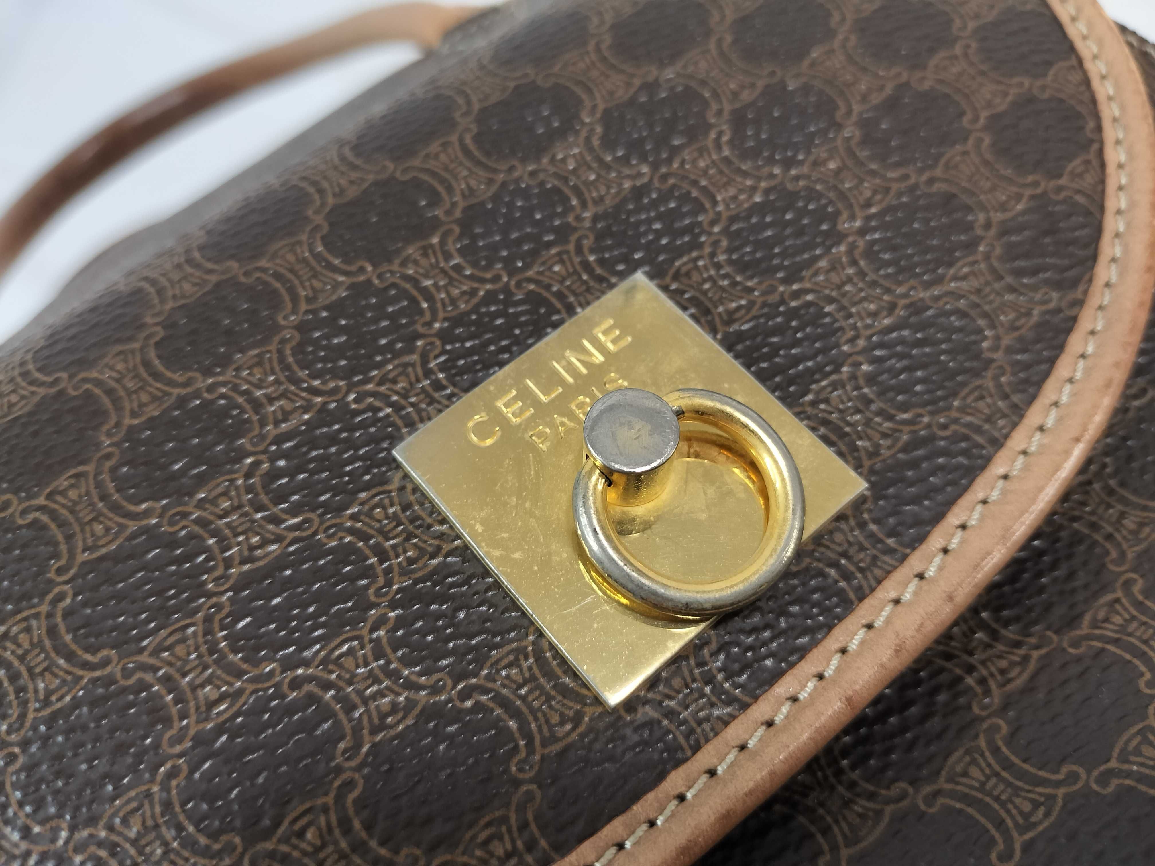 Macadam pattern handbag with circle hardware — view 14
