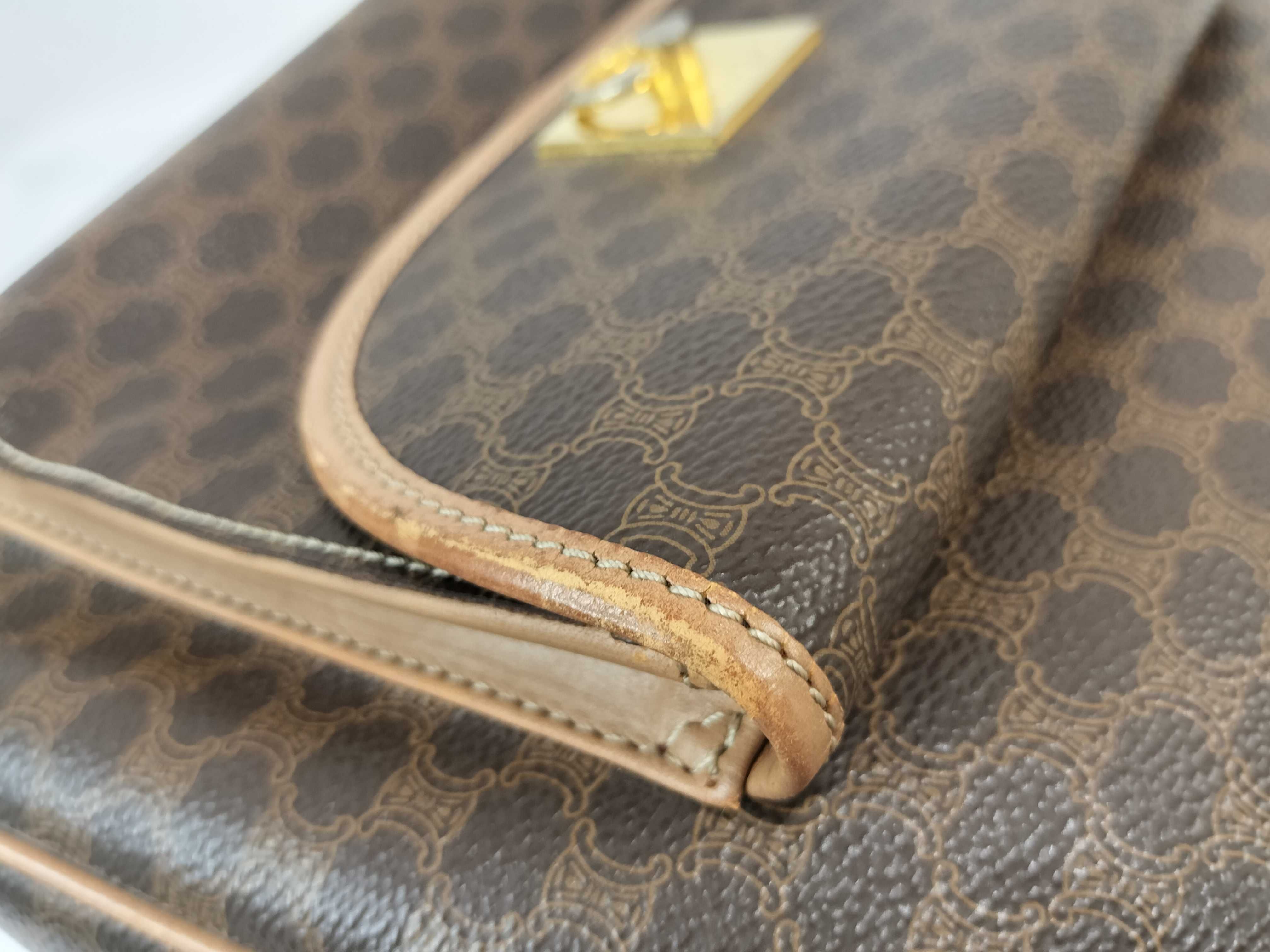 Macadam pattern handbag with circle hardware — view 15
