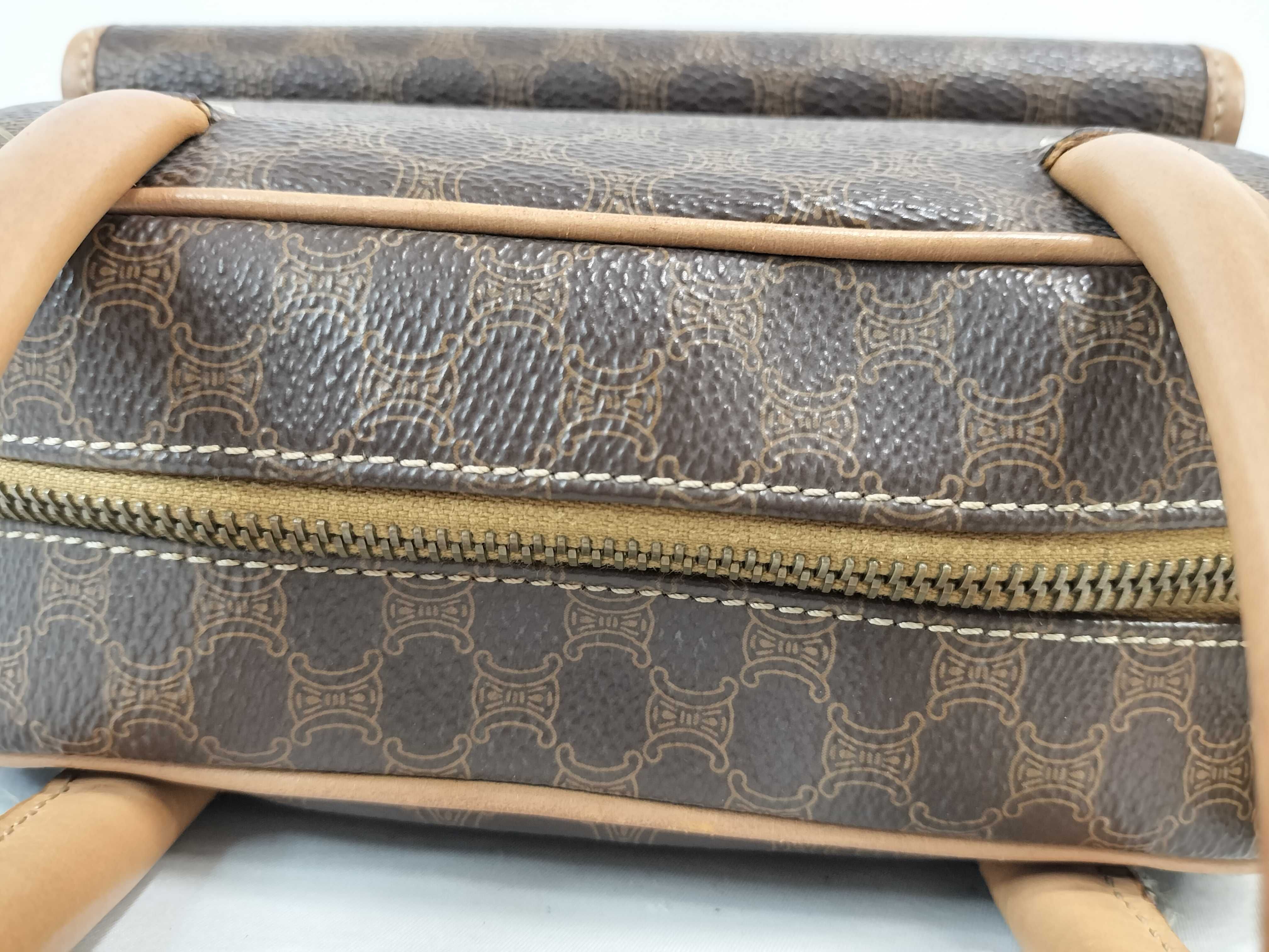 Macadam pattern handbag with circle hardware — view 6