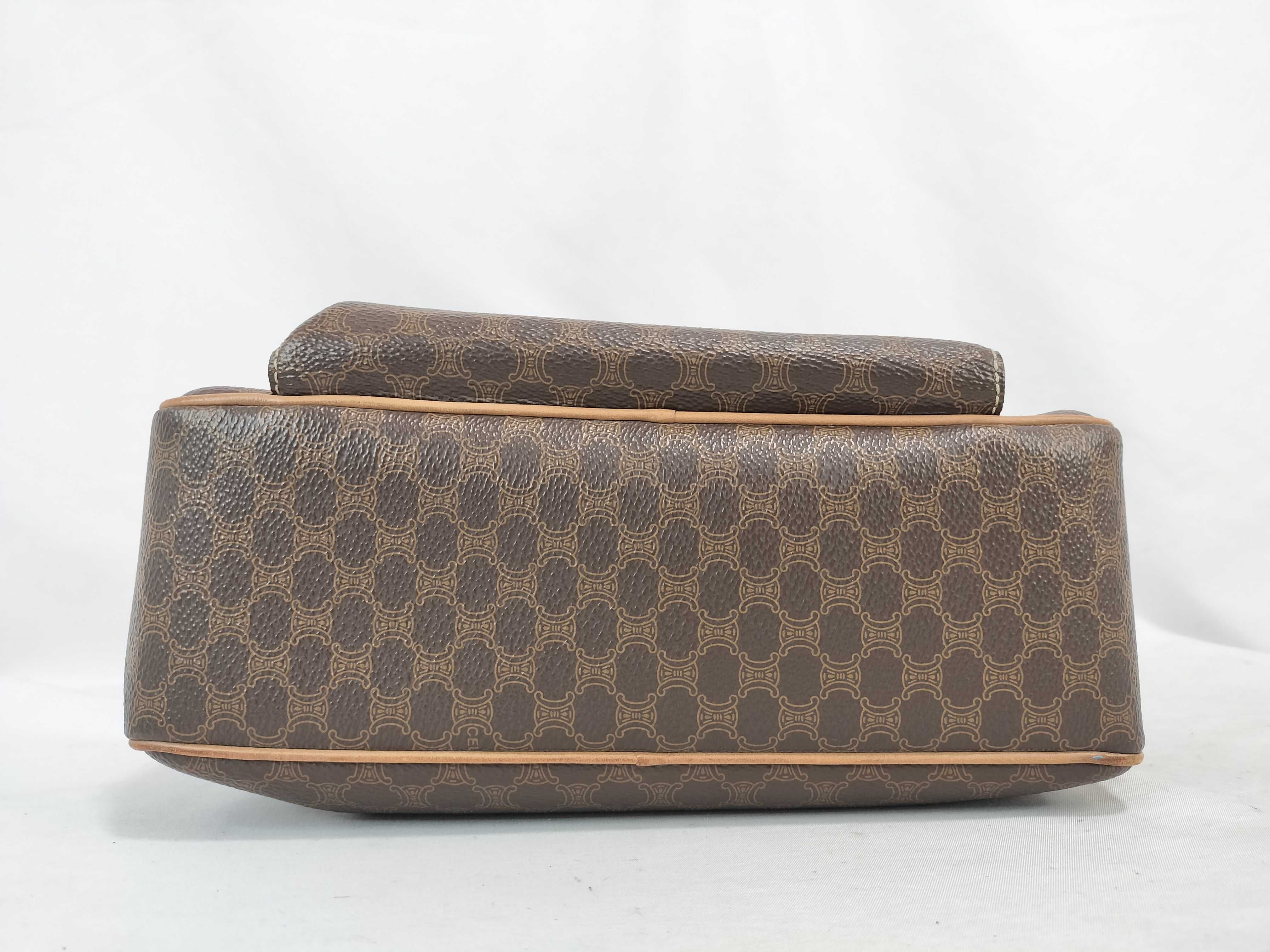 Macadam pattern handbag with circle hardware — view 8
