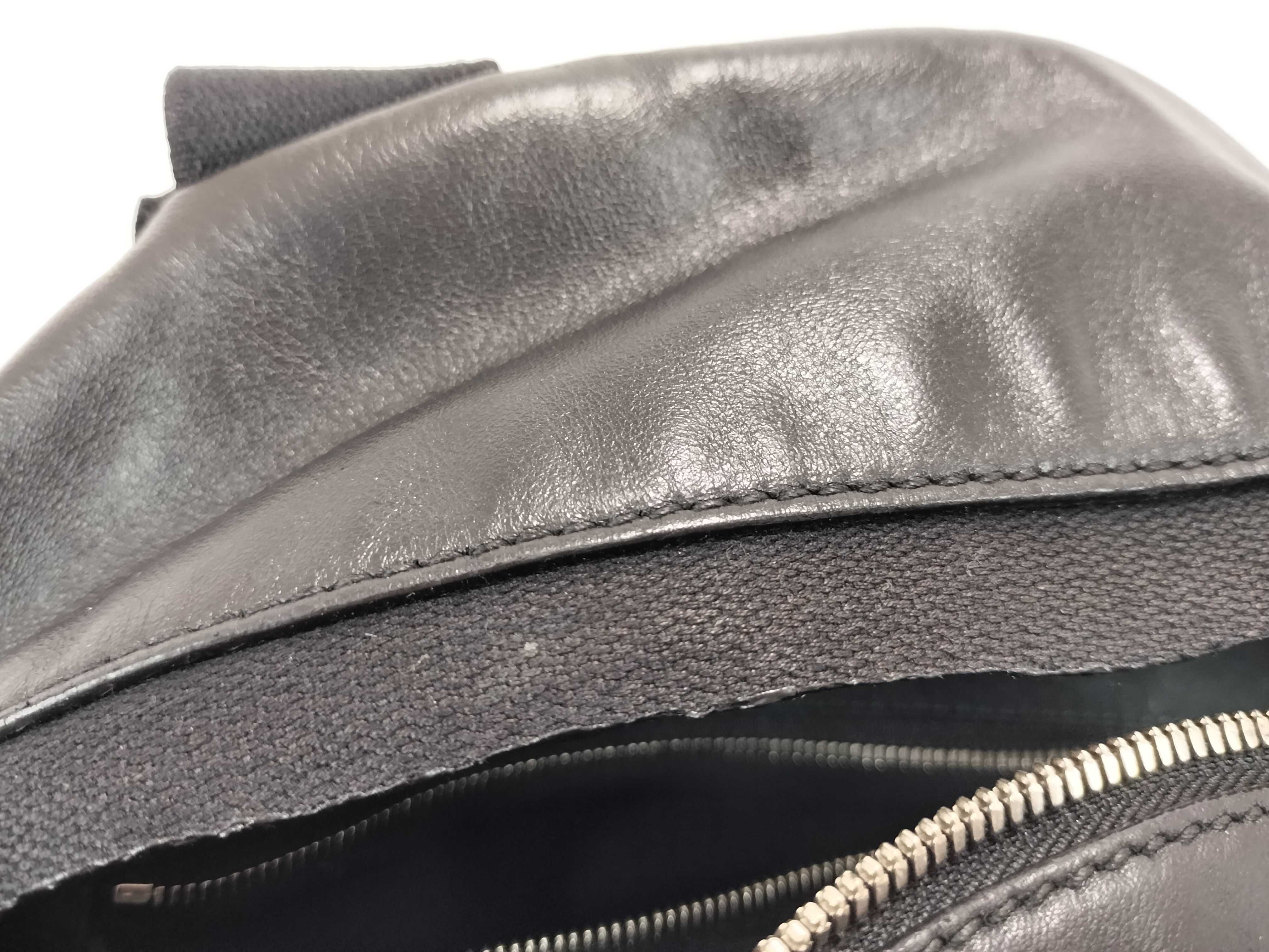 Leather Backpack, Black, Serial Number Backpack — view 13
