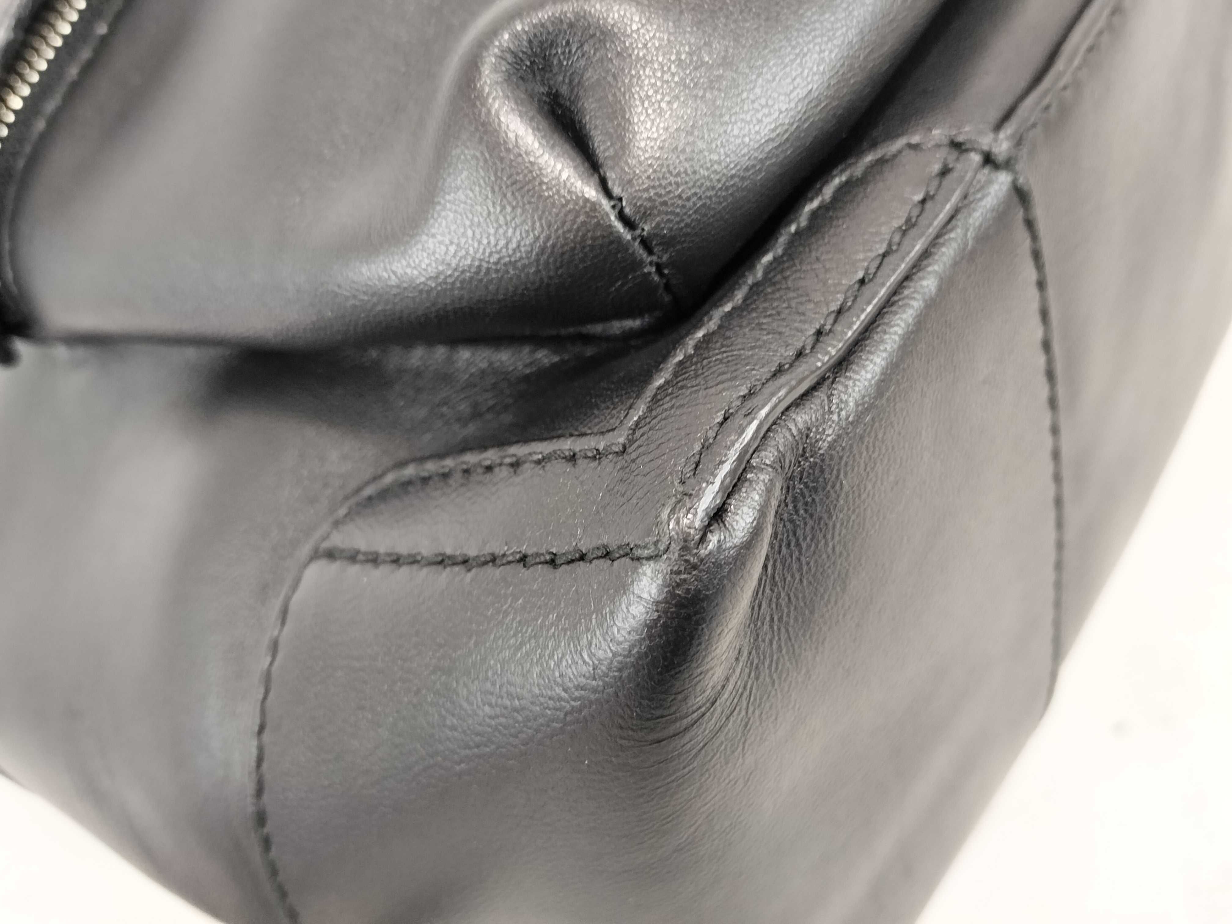 Leather Backpack, Black, Serial Number Backpack — view 7