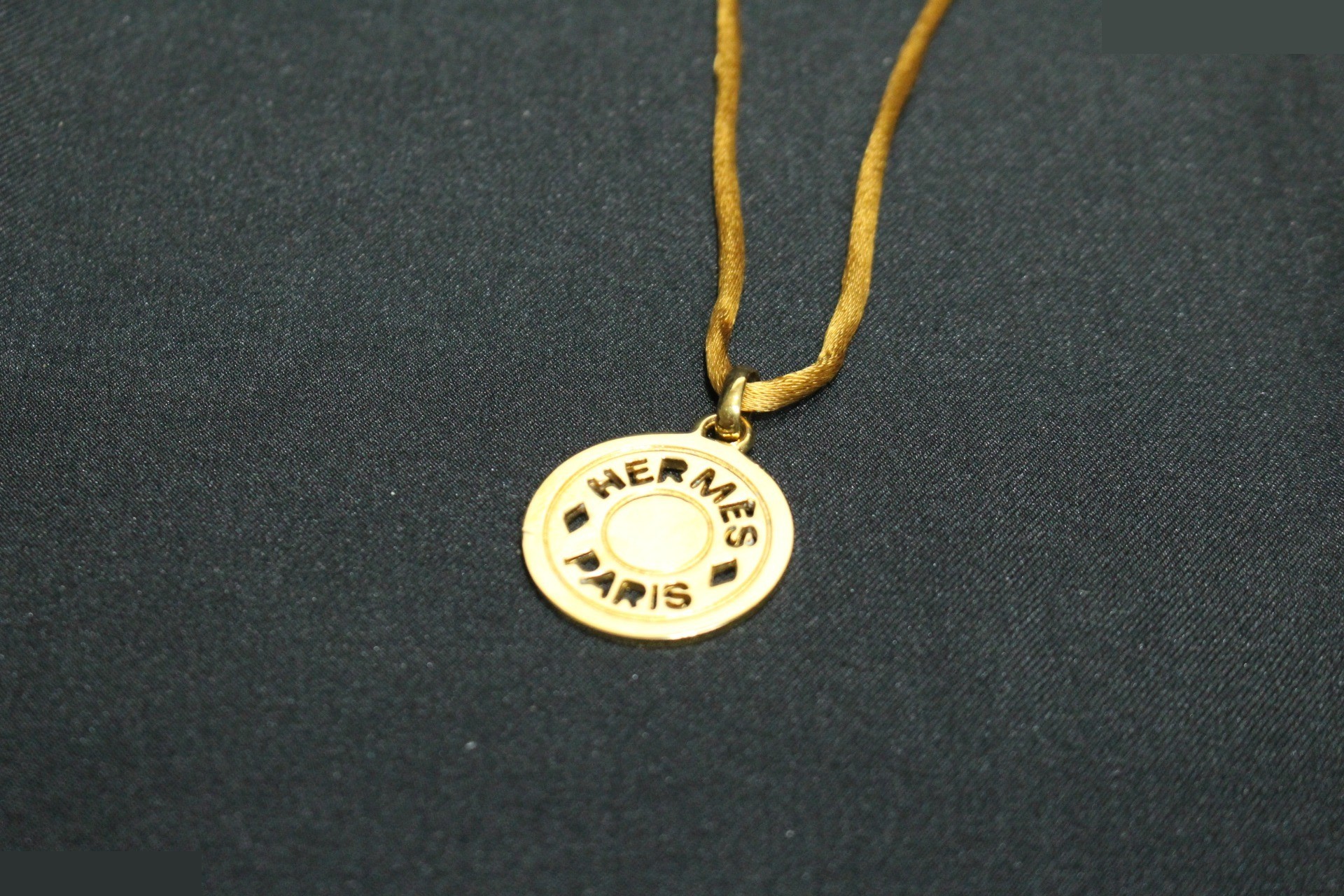 Serie Silk Cord Necklace, Gold, Cord approx. 48cm — view 7