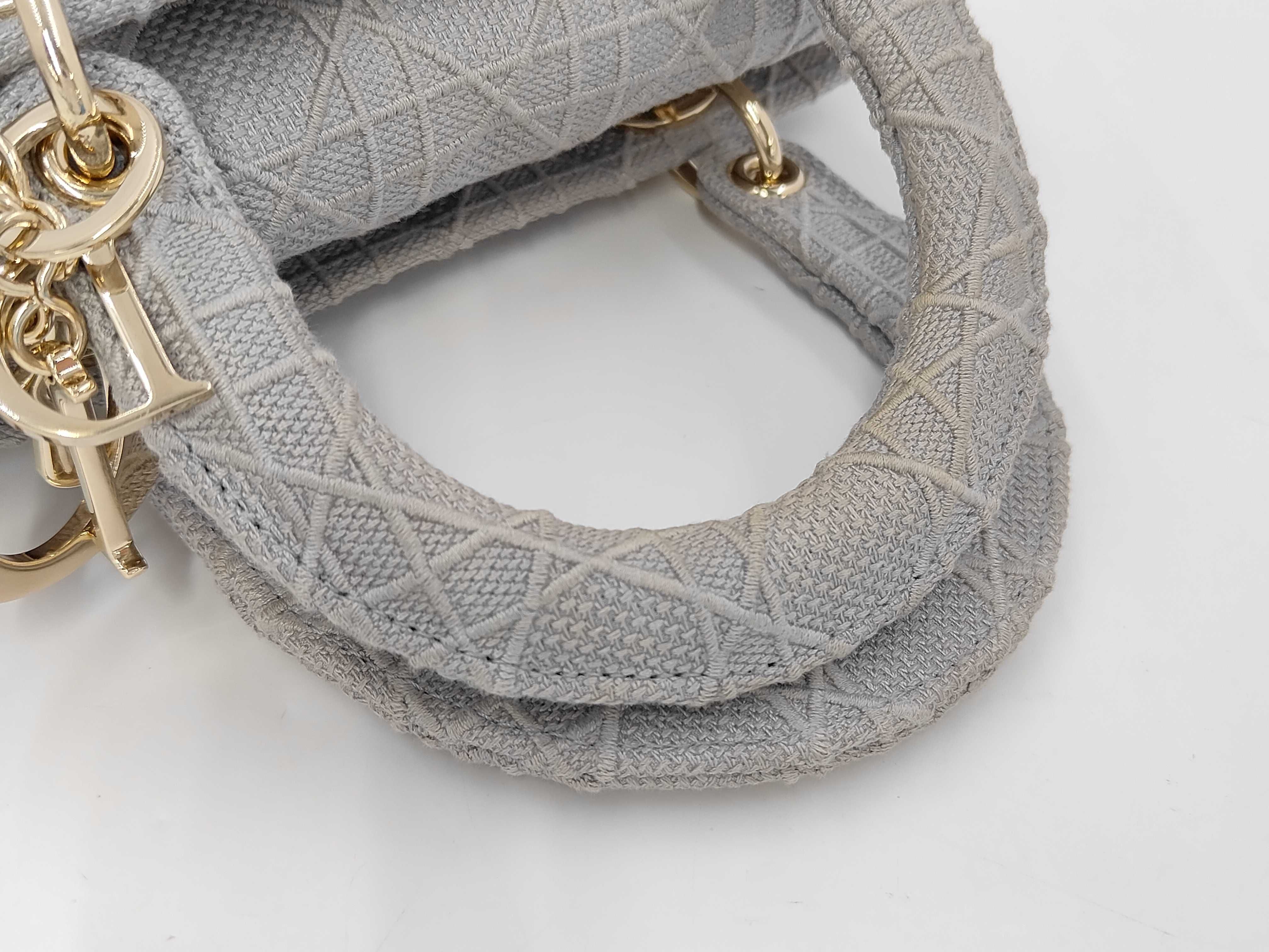 Cannage Lady D Light Medium Lady Dior 2-way Handbag — view 5