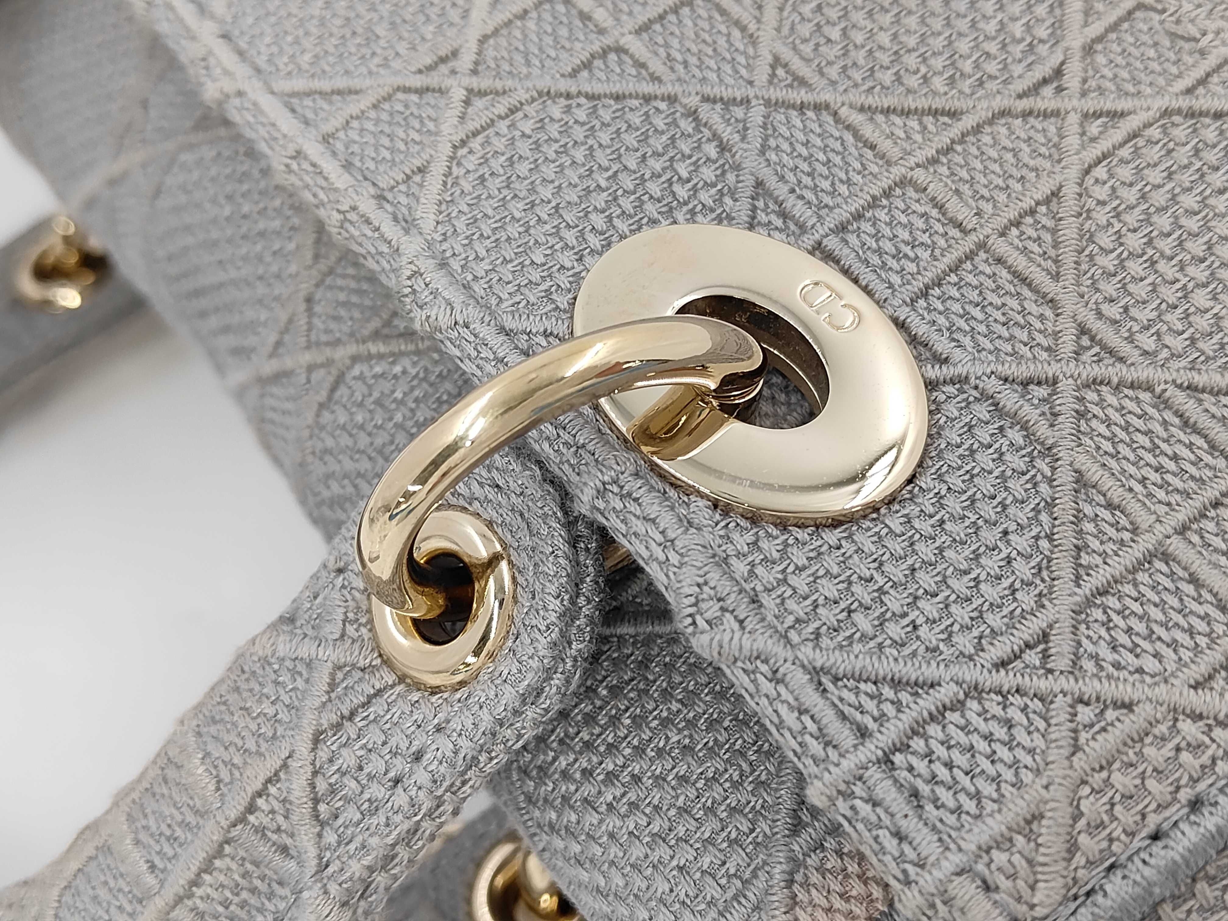 Cannage Lady D Light Medium Lady Dior 2-way Handbag — view 7