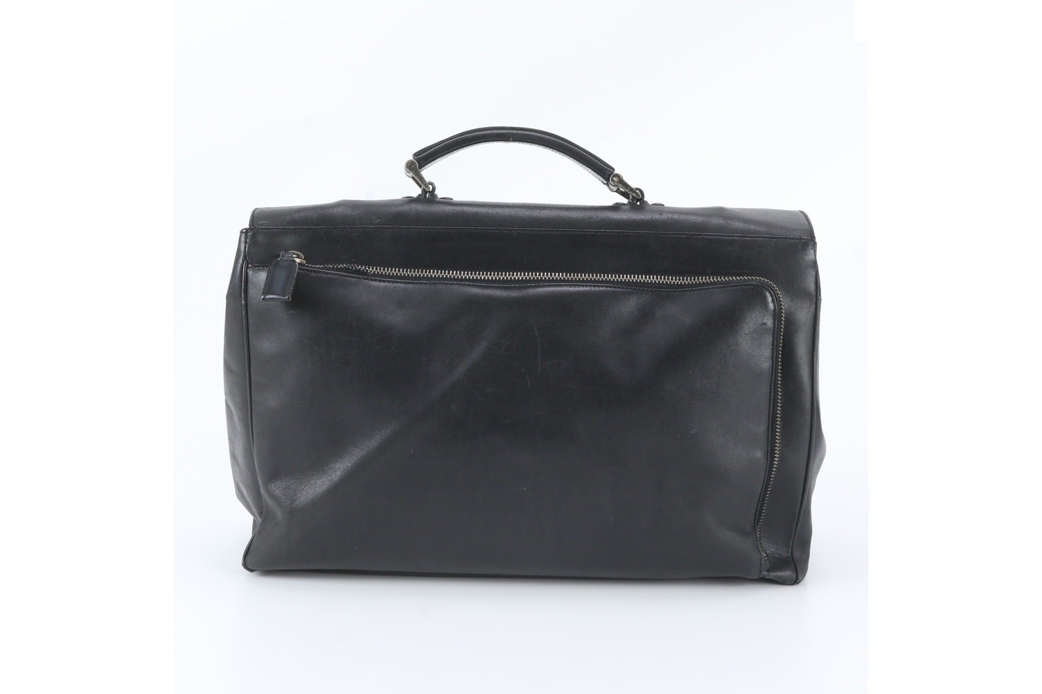 Leather business bag, briefcase — view 3
