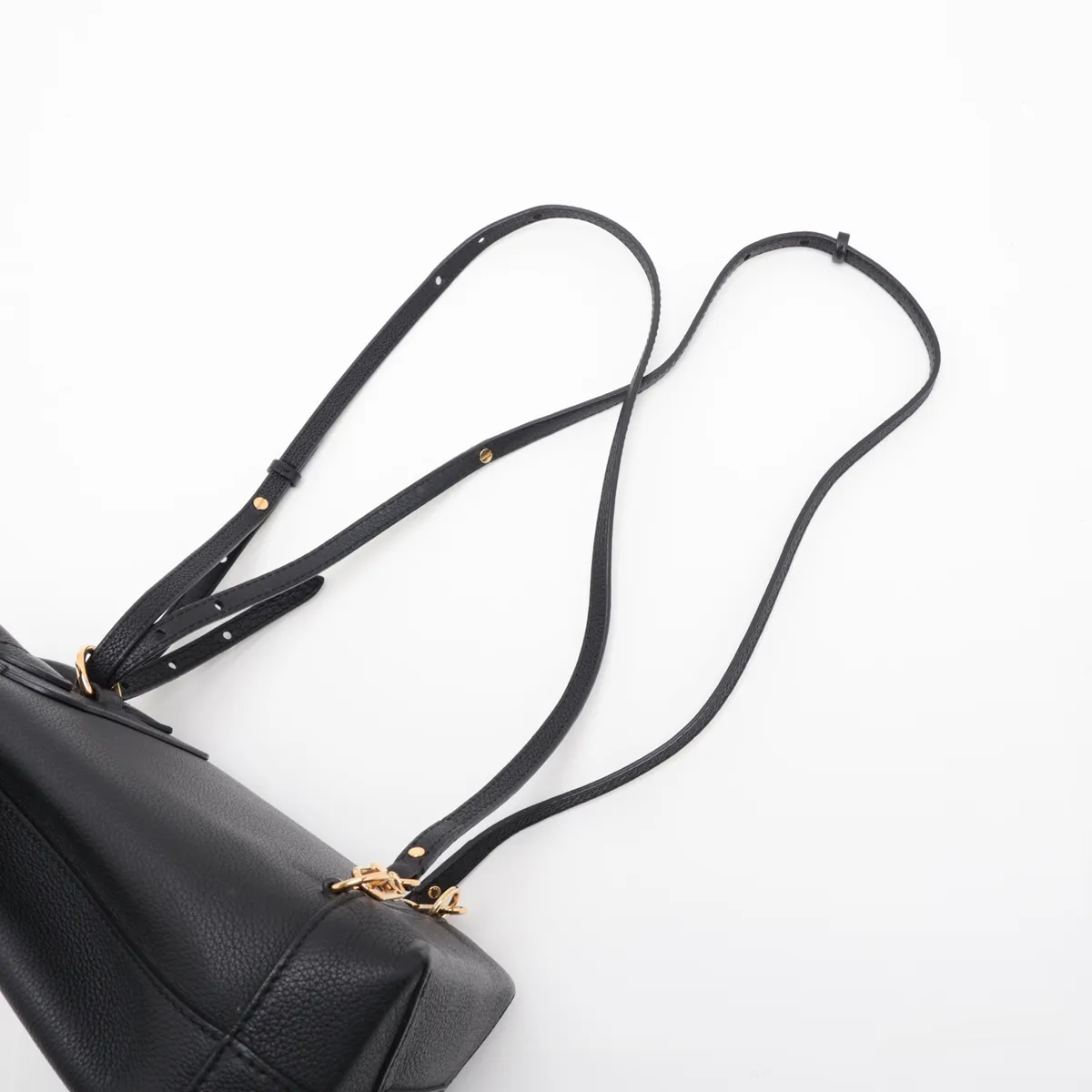 LV logo x Taurillon Lockme Backpack MINI M54573 DU5117 Black (RFID responsive) — view 6
