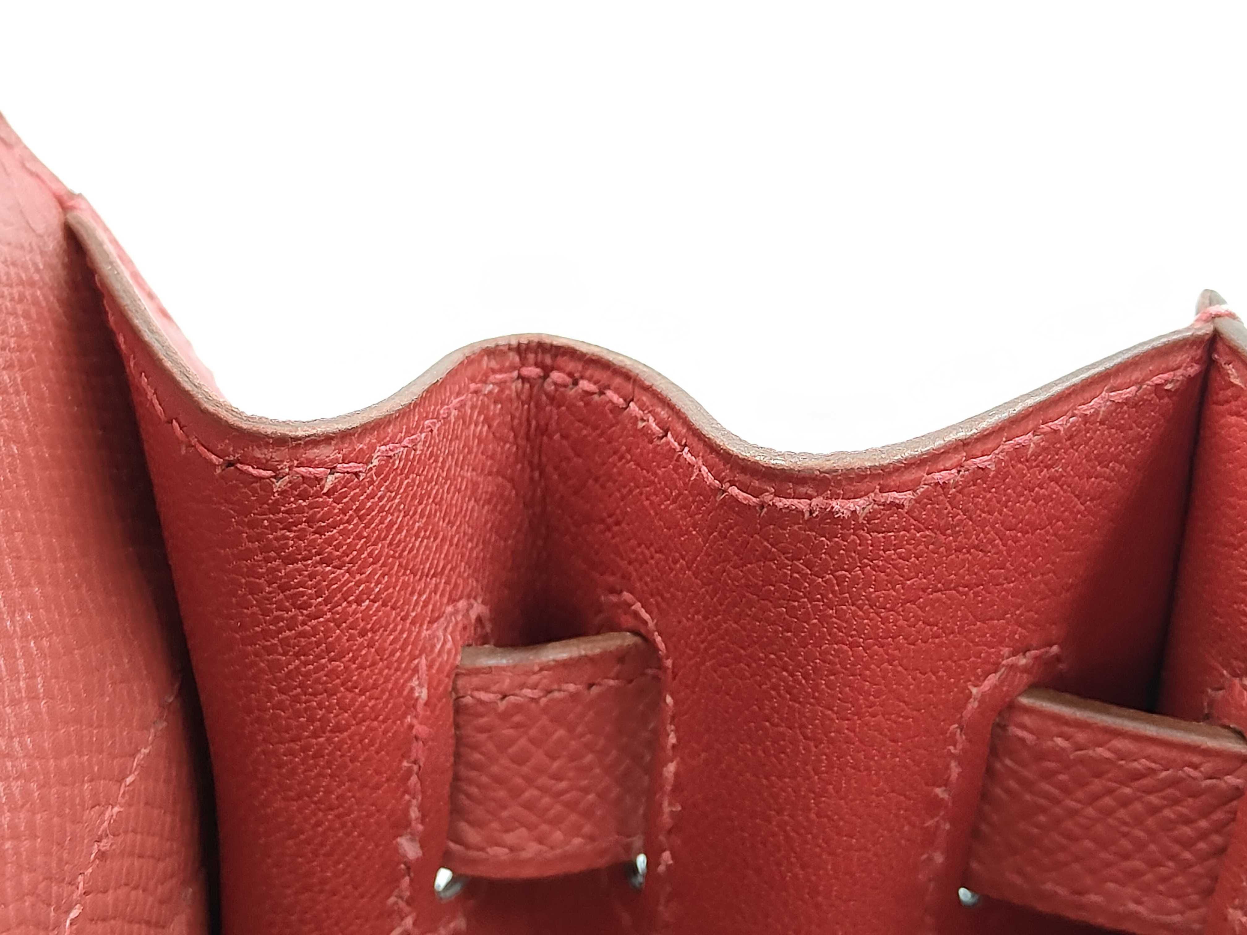 Kelly 32 C Epsom Leather Strap Clochette Padlock Handbag — view 11