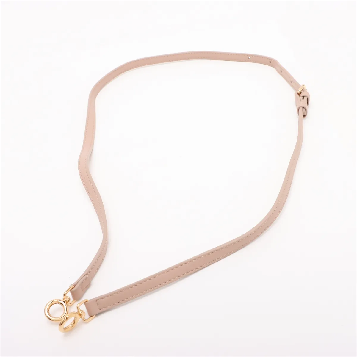 First Boa x Leather Shoulder Bag Beige 8BP129 — view 5