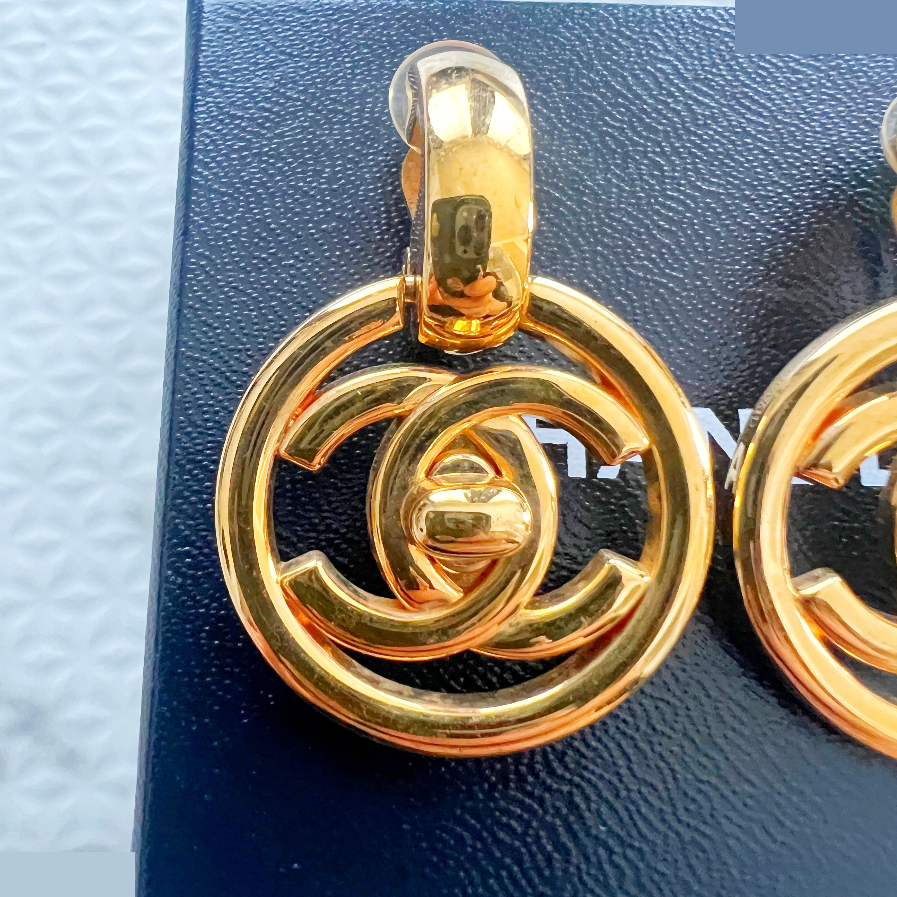 97P Turnlock Circle Swing Earrings — view 3