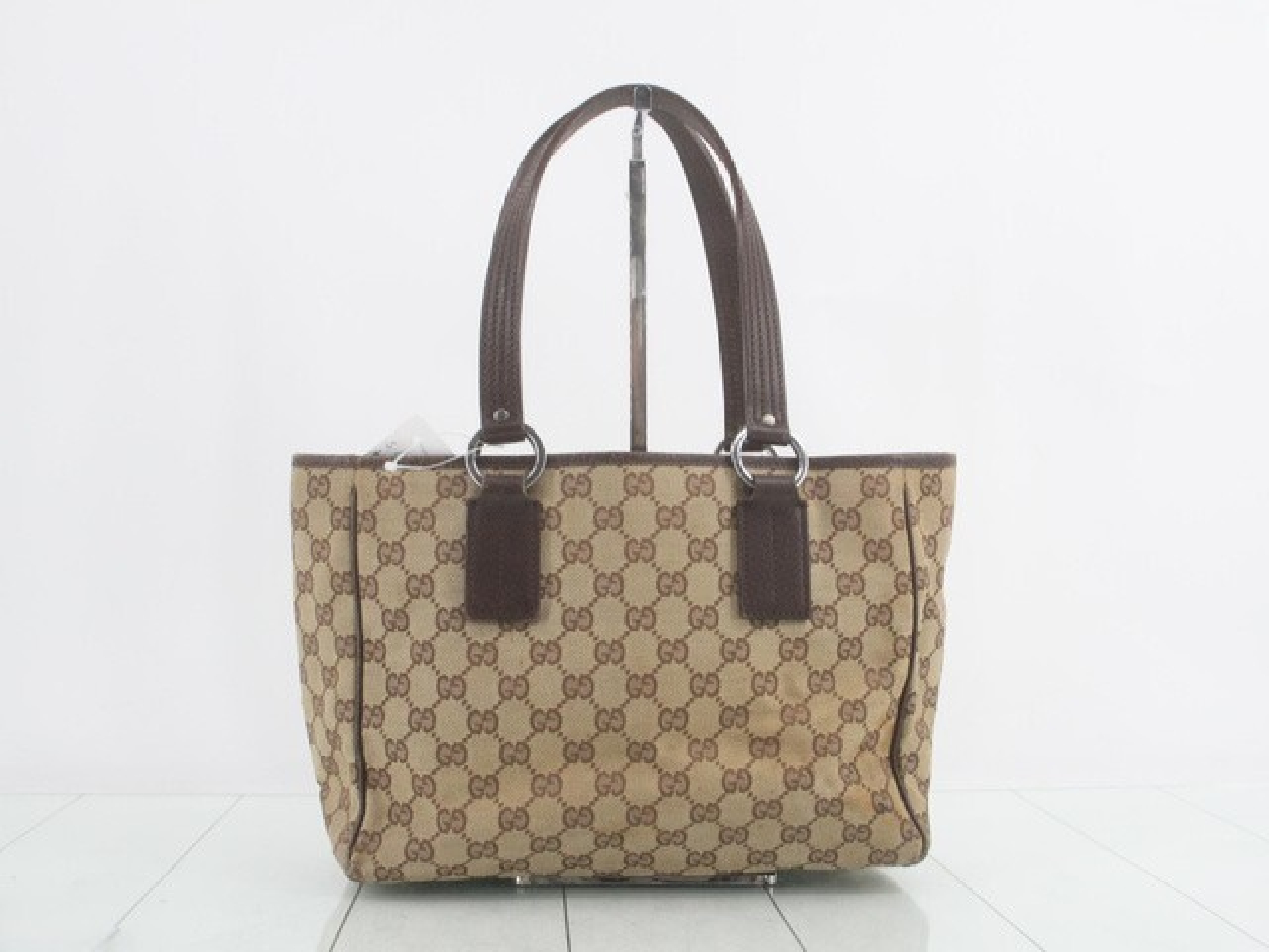 GG Canvas Tote Bag (Beige) — view 2