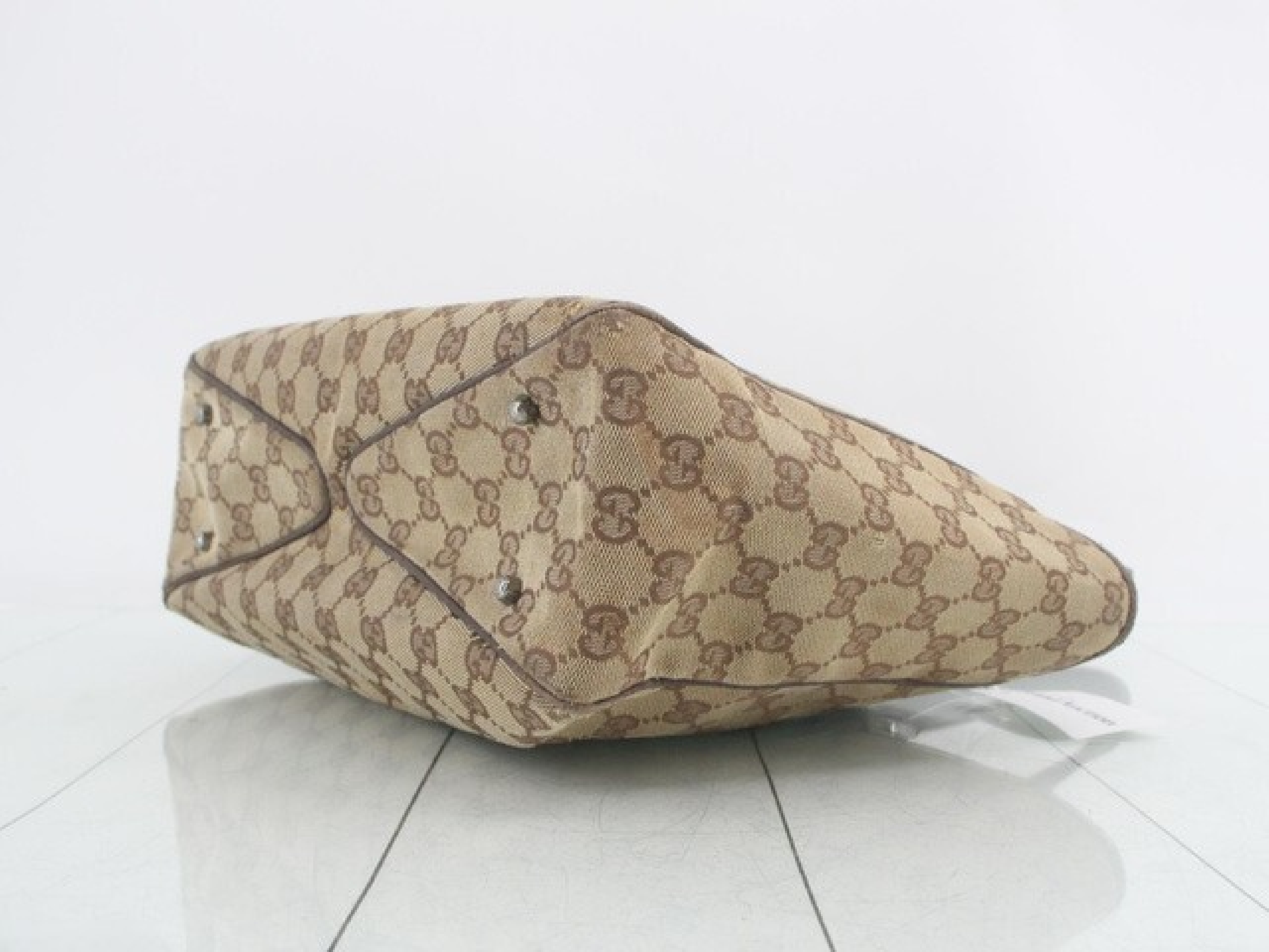GG Canvas Tote Bag (Beige) — view 4