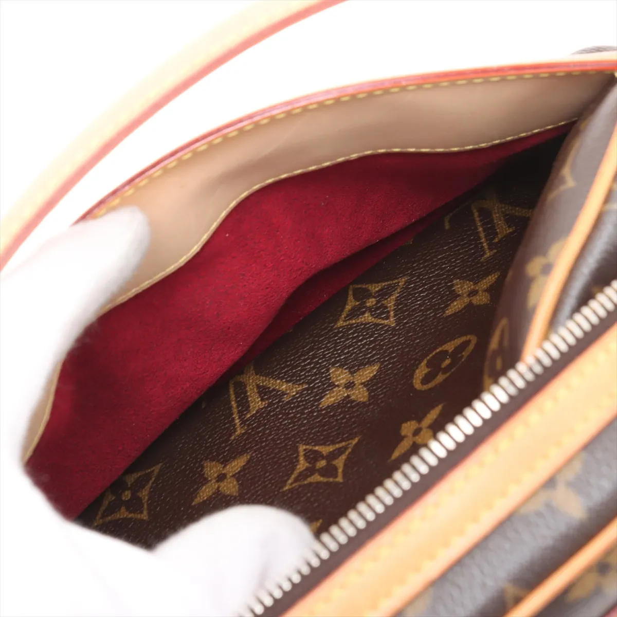 Monogram Clara M40057 CA0016 Brown — view 9