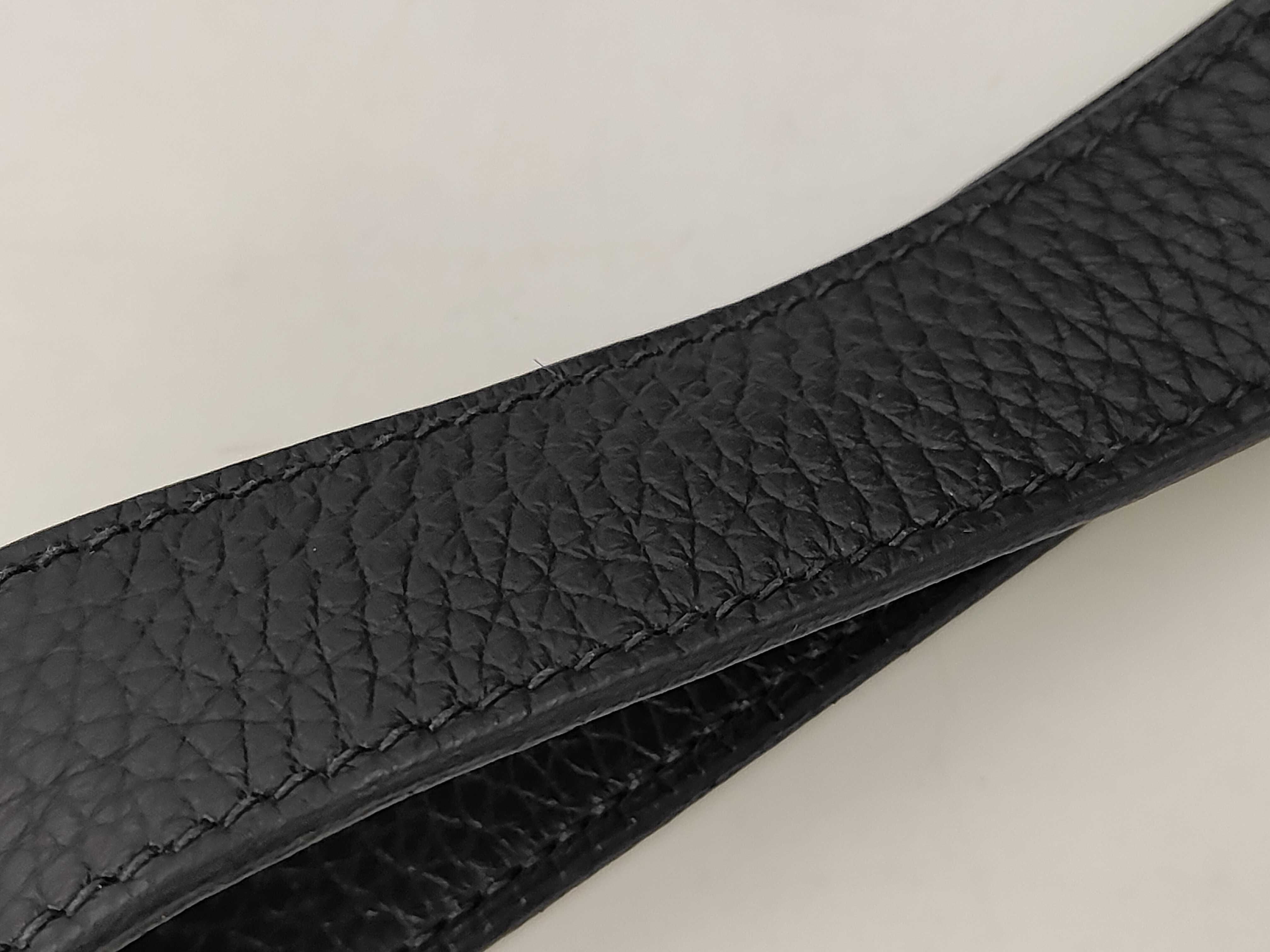 Taurillon Clemence Picotin MM U-stamp Navy Handbag — view 4