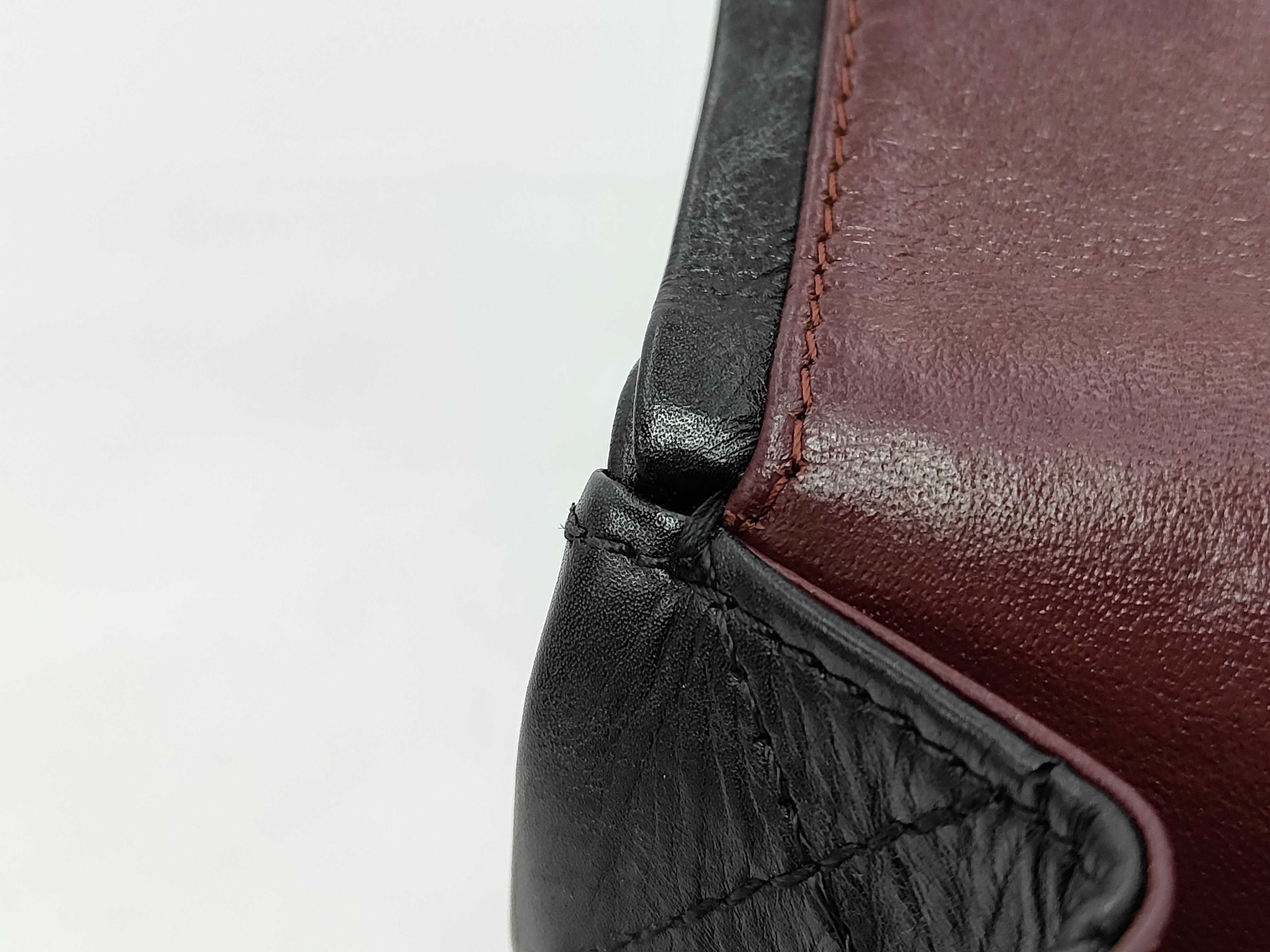 2.55 Calfskin Black Chain Shoulder Double Flap Shoulder Bag — view 11